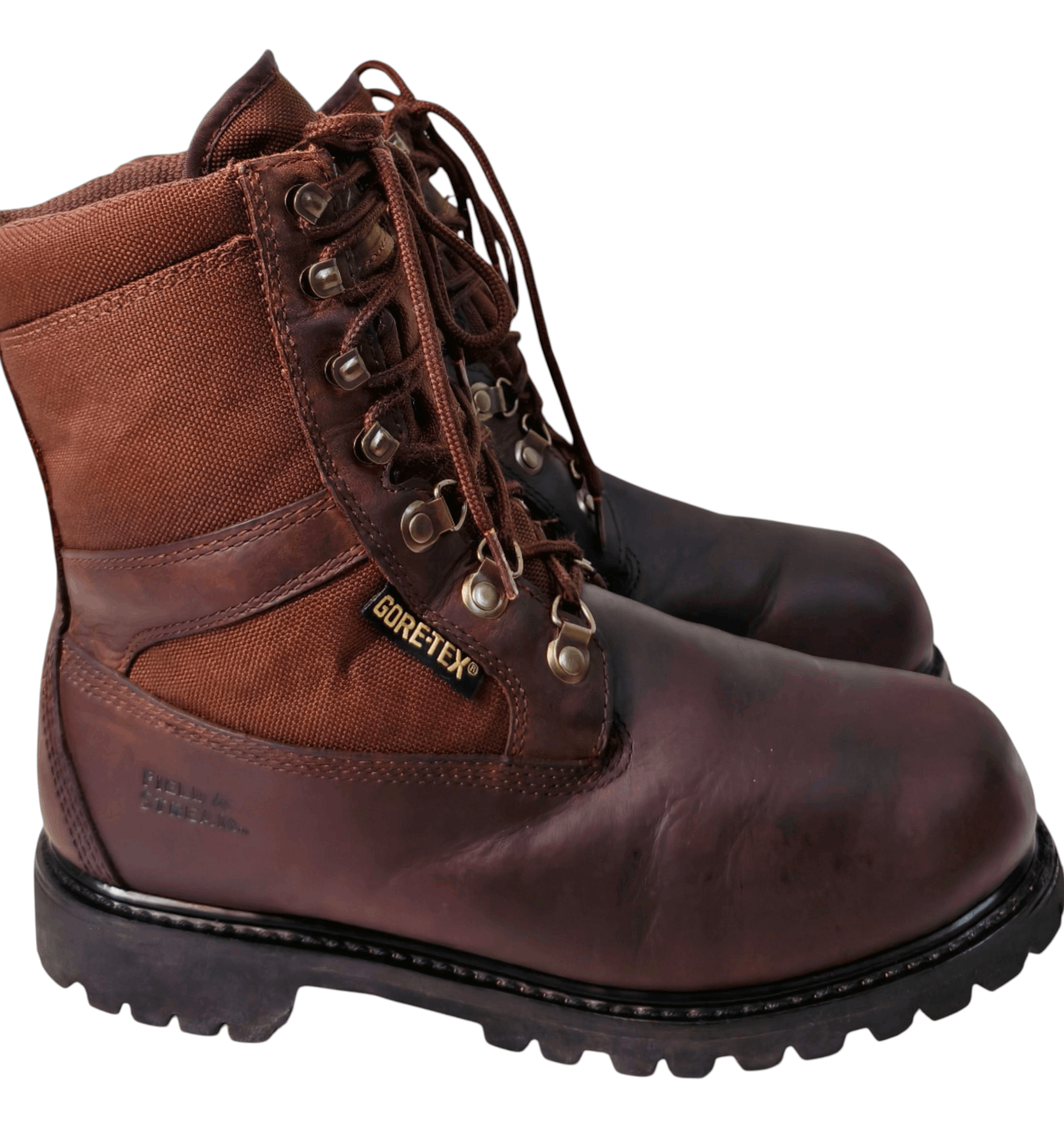 Field & Stream Field Stream Gore-Tex Vibram Brown Leather Vibram sole Size US 10 / EU 43 - 3 Thumbnail