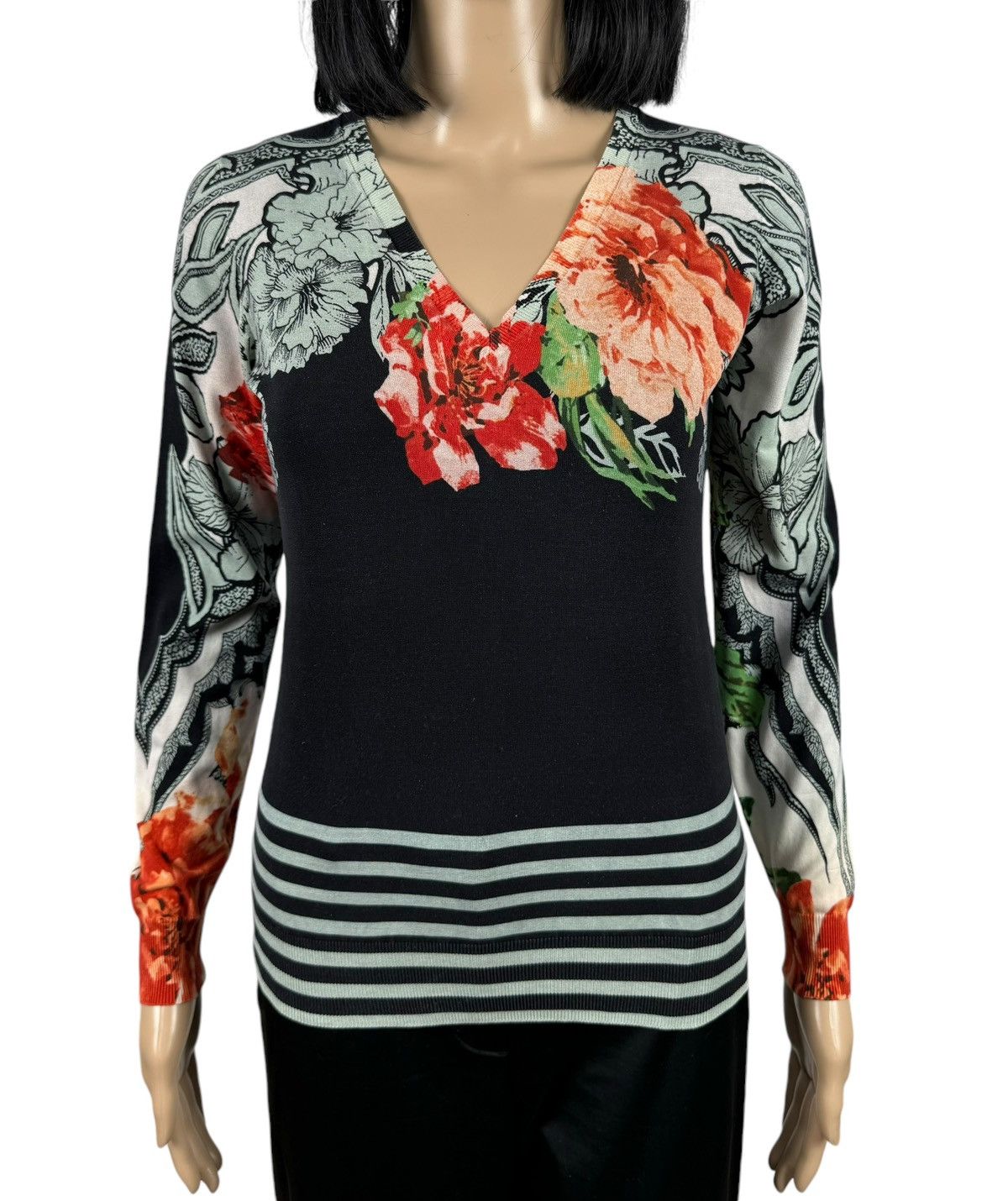 Etro Etro Milano Printed Jumper Floral Silk size 44 Size M / US 6-8 / IT 42-44 - 2 Thumbnail