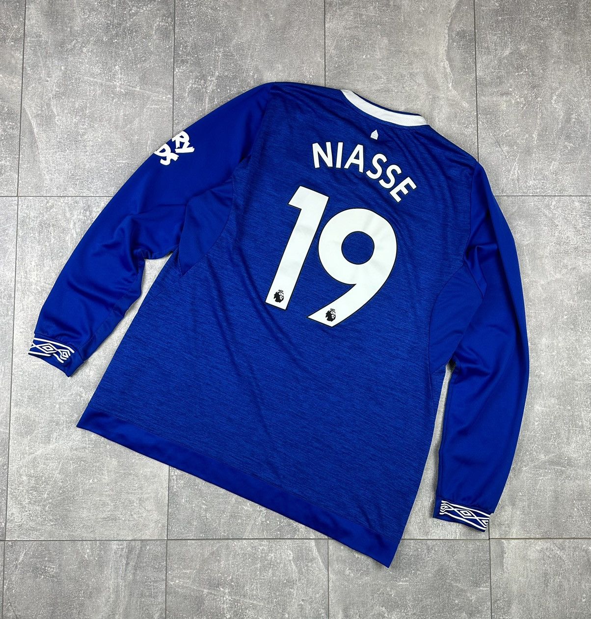 Umbro Umbro Everton 2018/19 Home Long Sleeve #19 Niasse Jersey Size US XXL / EU 58 / 5 - 5 Thumbnail
