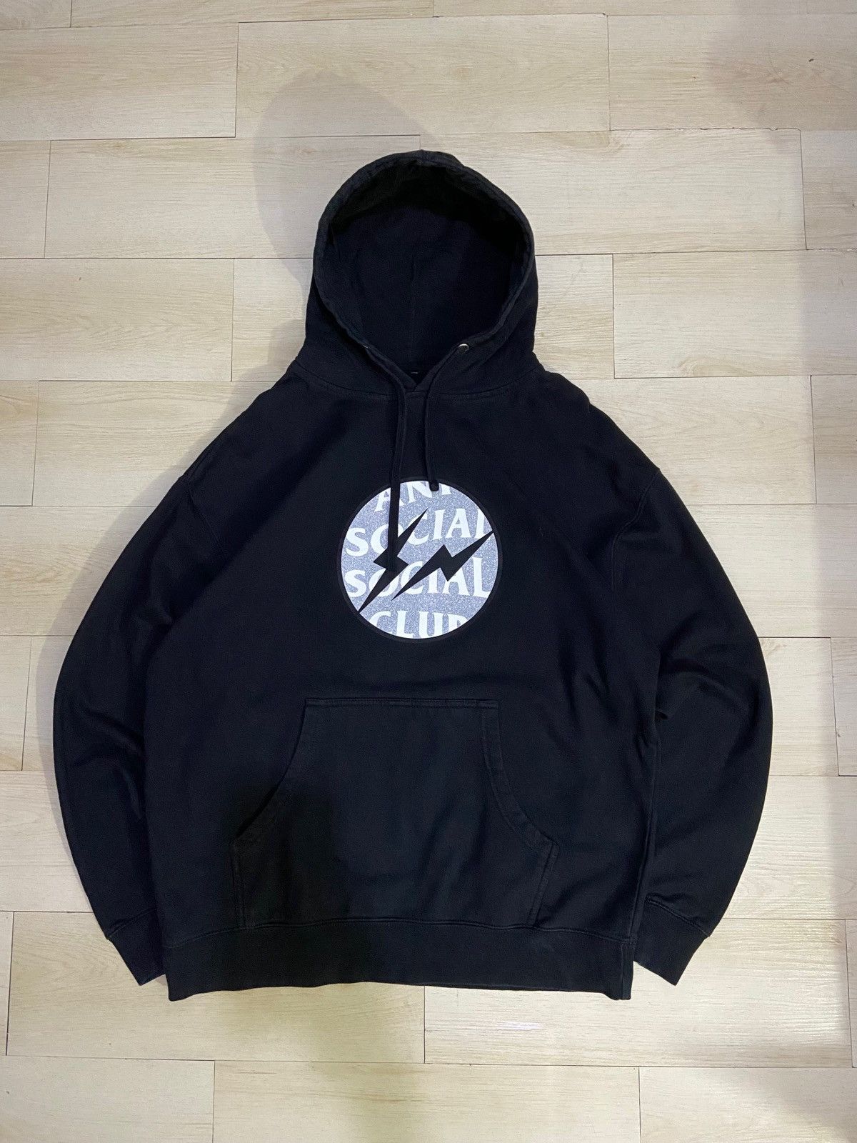 Fragment Design Hiroshi Fujiwara Levi s Fenom Hoodie by fragment Levi s black Large Grailed
