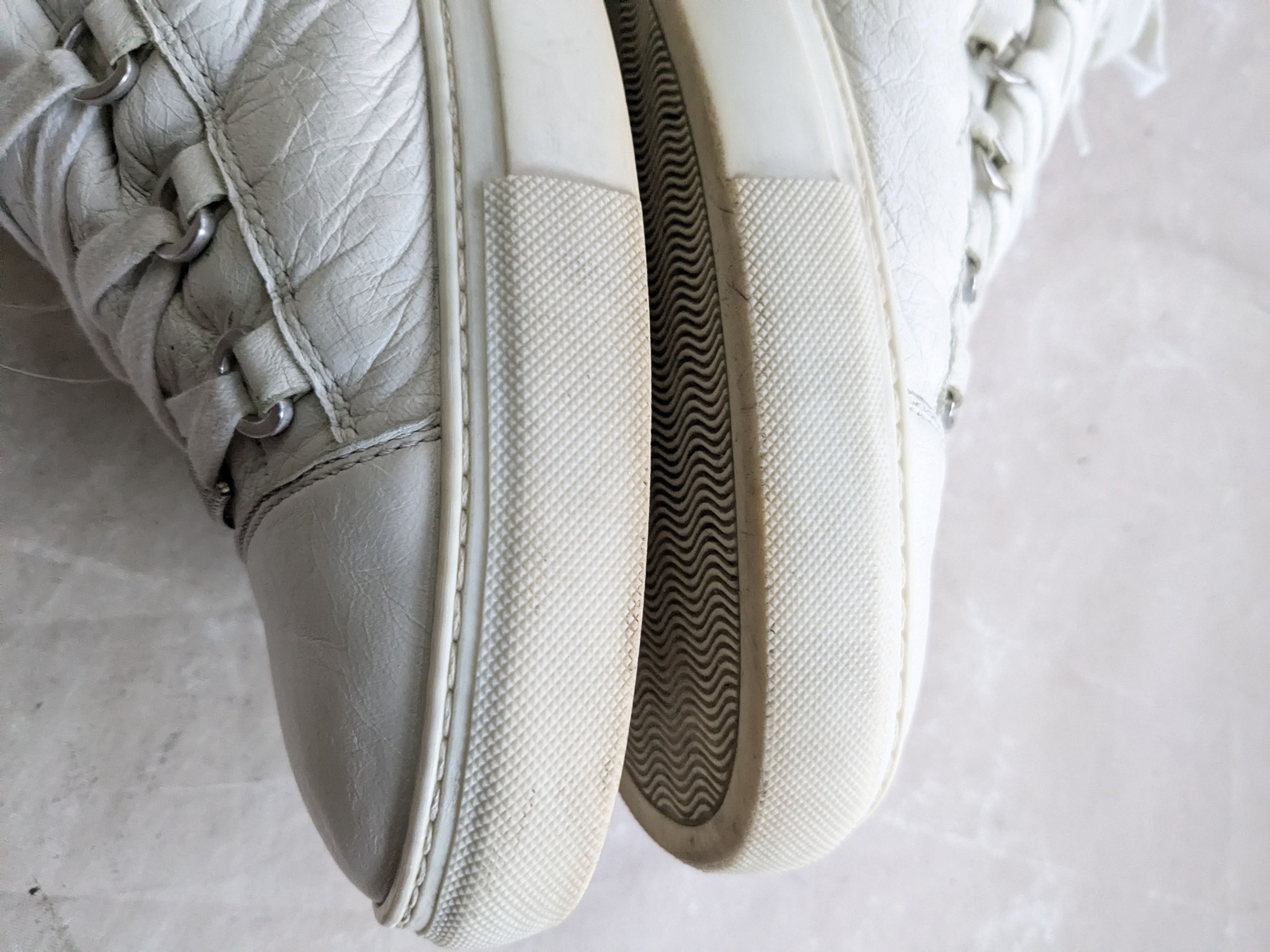 Balenciaga Balenciaga Arena White 14 High Tops Leather Size US 14 / EU 47 - 7 Thumbnail