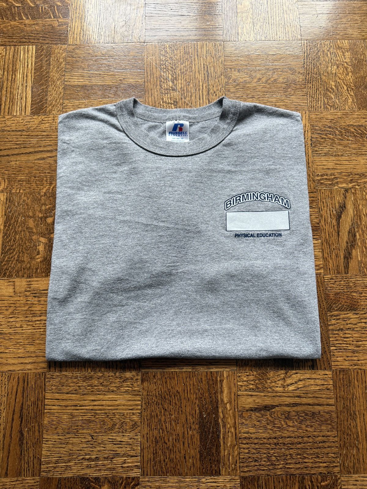 Russell Athletic Vintage Y2K Birmingham Physical Education Graphic Tee Size US M / EU 48-50 / 2 - 1 Thumbnail