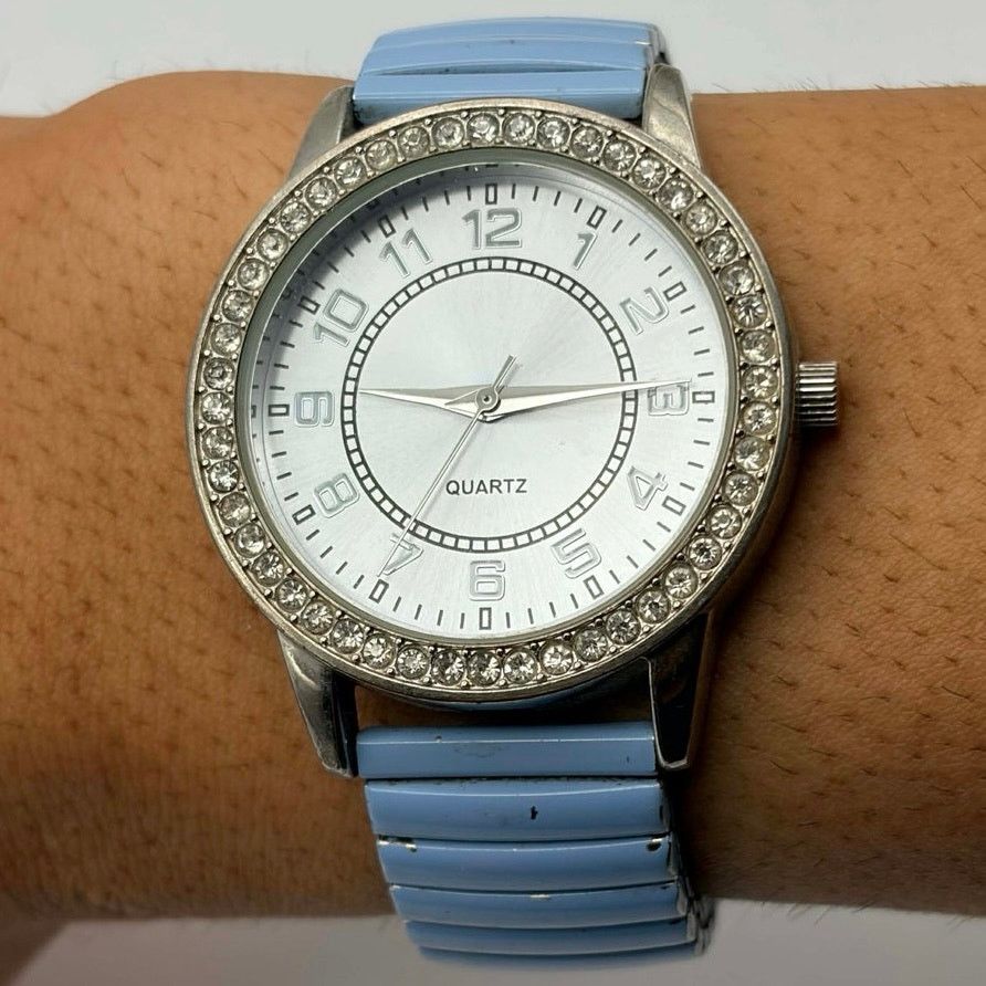 Other Blue & Silver Crystal Watch Size ONE SIZE - 1 Thumbnail