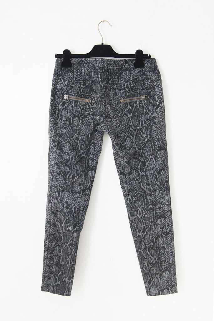Balmain AW08 snake print skinny jeans Size 26" / US 2 / IT 38 - 5 Thumbnail