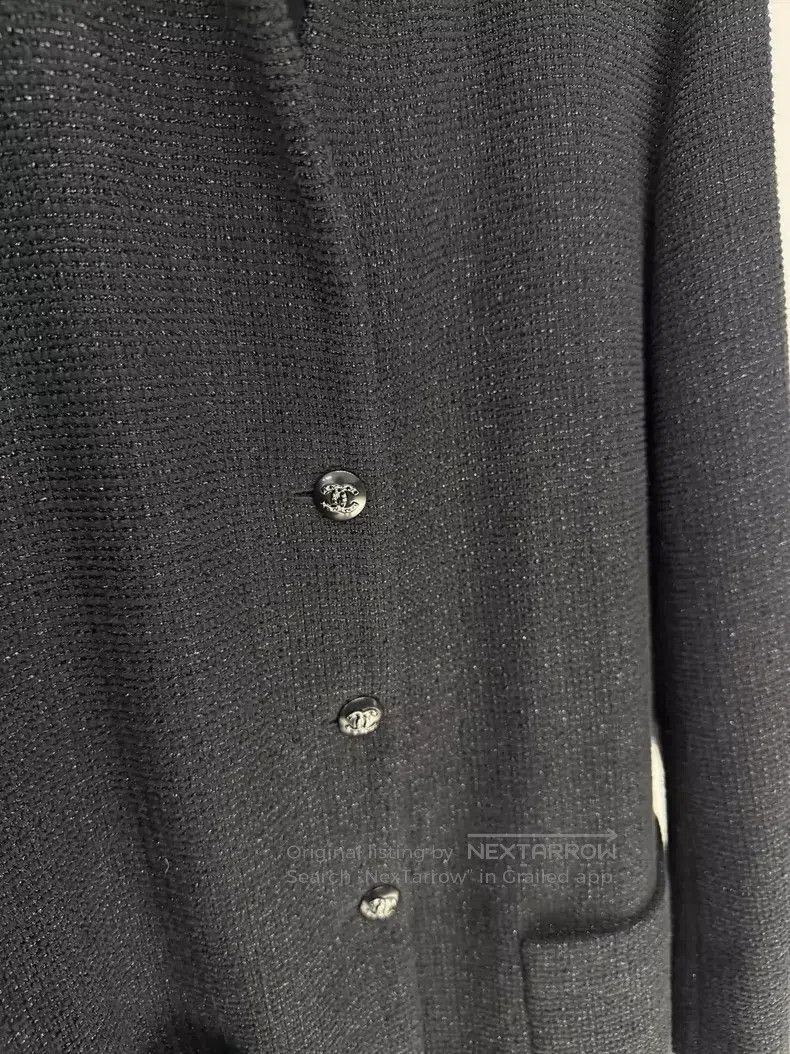 Chanel Chanel 21 Early Spring Black Fine Shiny Silk Woven Three-b Size XS / US 0-2 / IT 36-38 - 3 Thumbnail