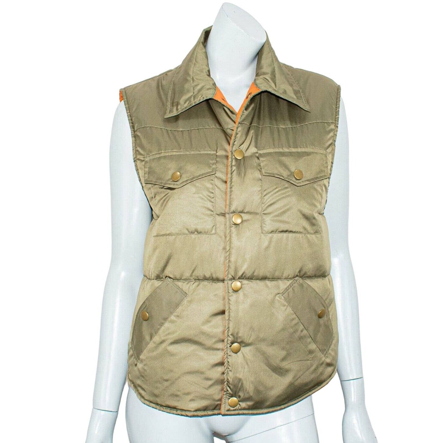 NSF NSF Women's Aida Puffer Vest Jacket in Army Green Size M / US 6-8 / IT 42-44 - 1 Thumbnail