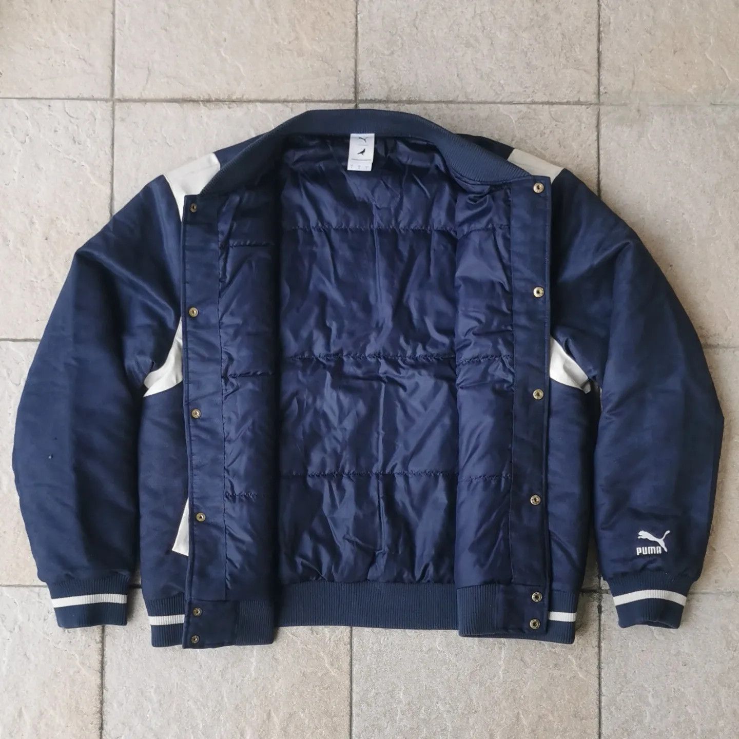 Puma × Staple Puma x Staple Varsity Jacket ‘New Navy’ Size US L / EU 52-54 / 3 - 2 Thumbnail
