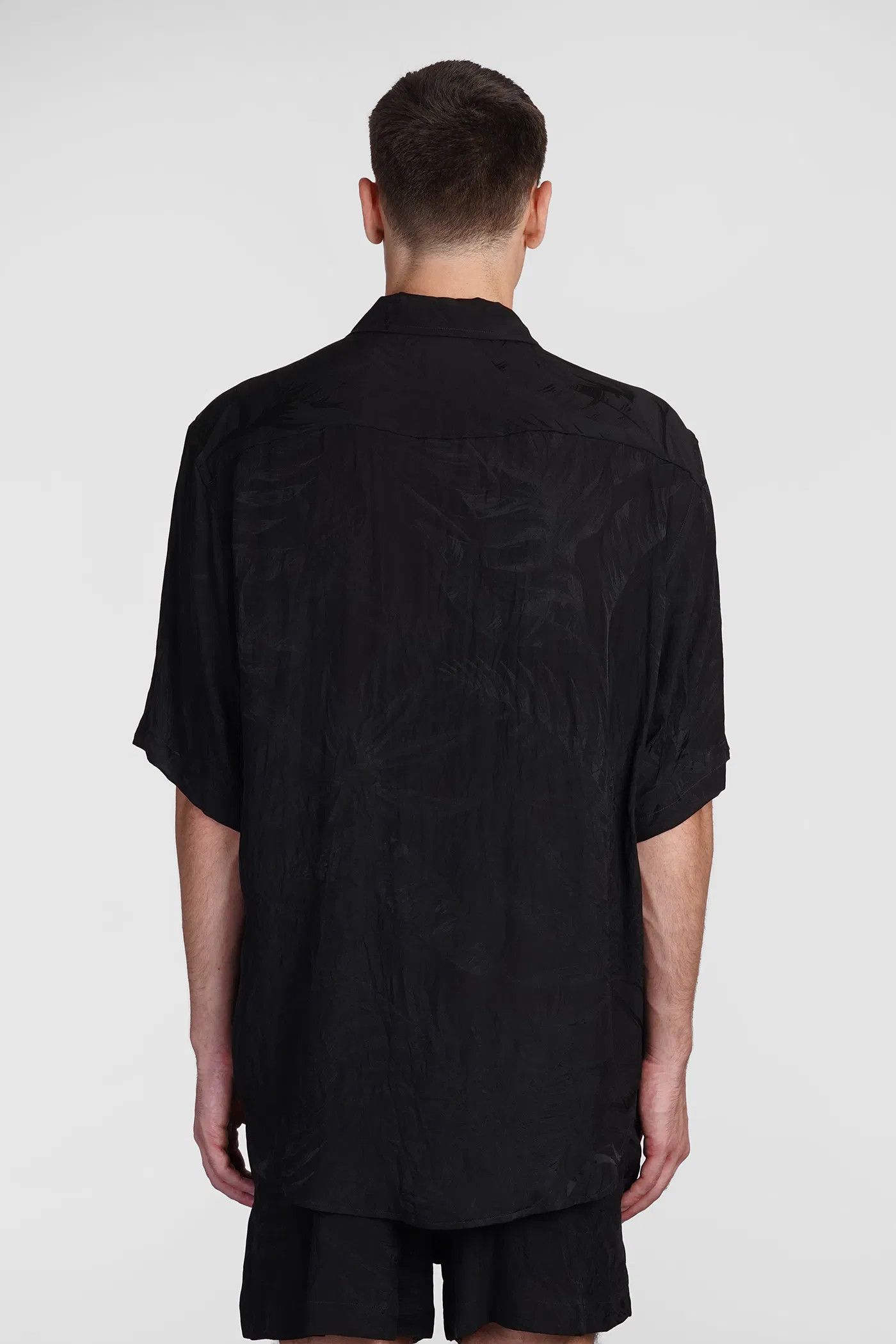 Balenciaga o1srvl11e0226 Tropical Flowers Minimal Short Sleeve Shirt Size US XS / EU 42 / 0 - 3 Thumbnail
