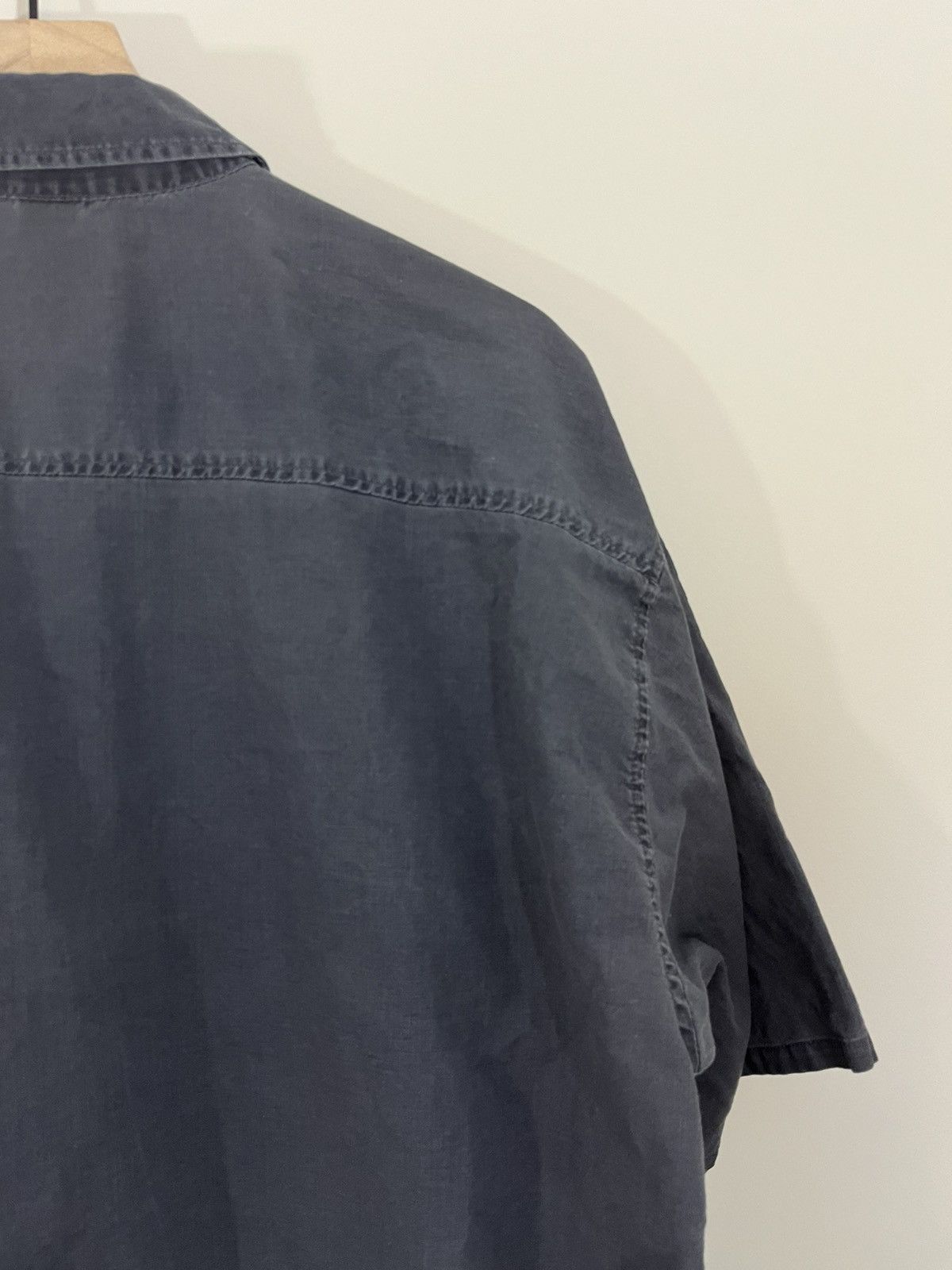 Vintage Faded Black Oversized Boxy Work Shirt Size US L / EU 52-54 / 3 - 10 Thumbnail