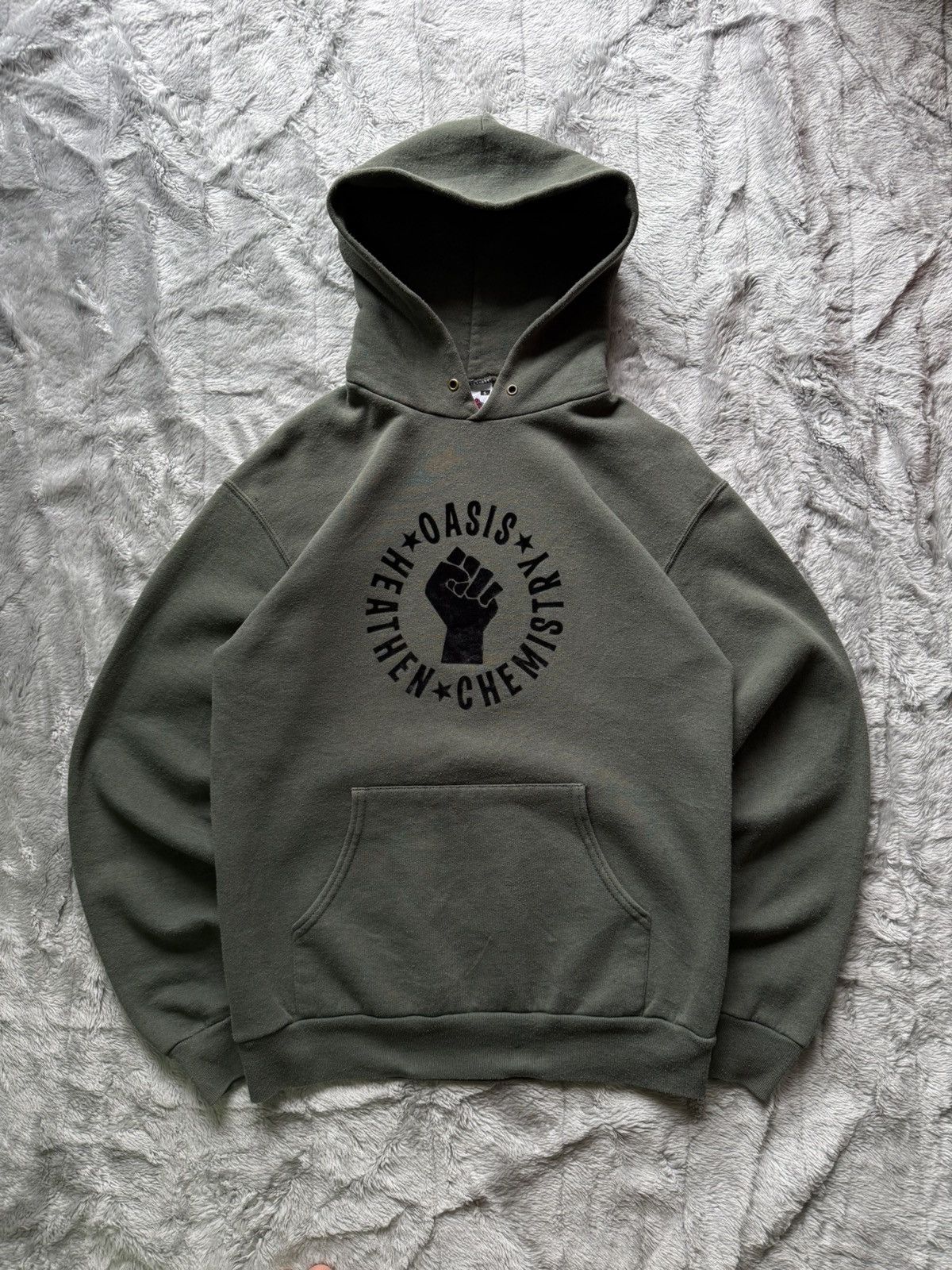 Vintage Oasis Heathen Chemistry Hoodie 2002’s Size US XXS / EU 40 - 1 Thumbnail
