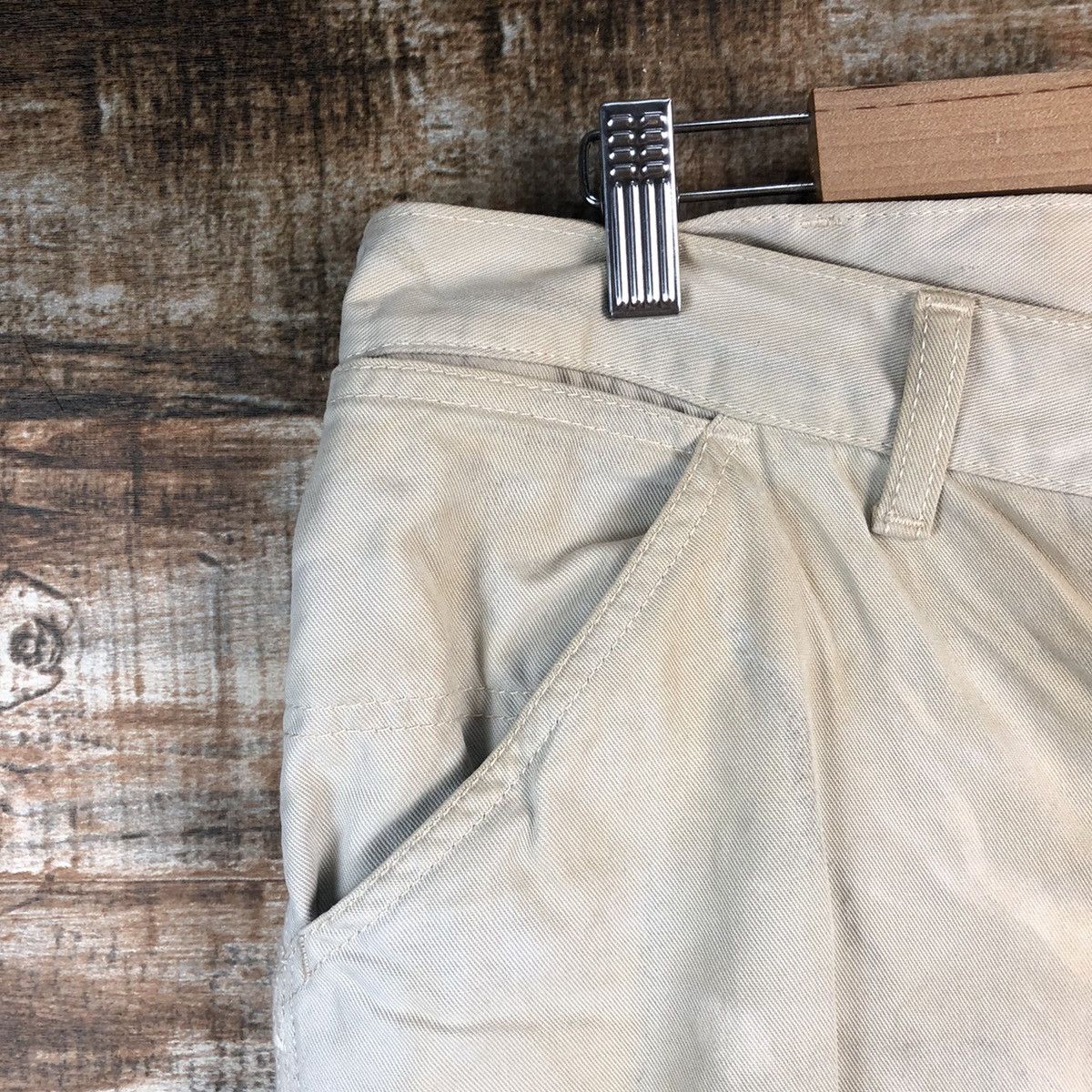 Carhartt Carhatt faded White dirty worker painter cargo Pants #A2588 Size US 33 - 16 Thumbnail