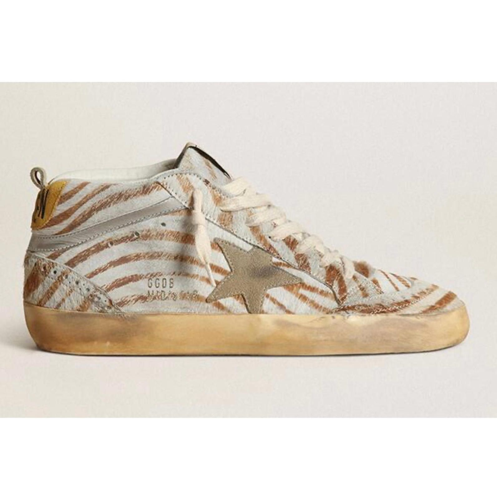 Golden Goose Golden Goose Mid Star Sneakers Size US 5 / IT 35 - 1 Thumbnail