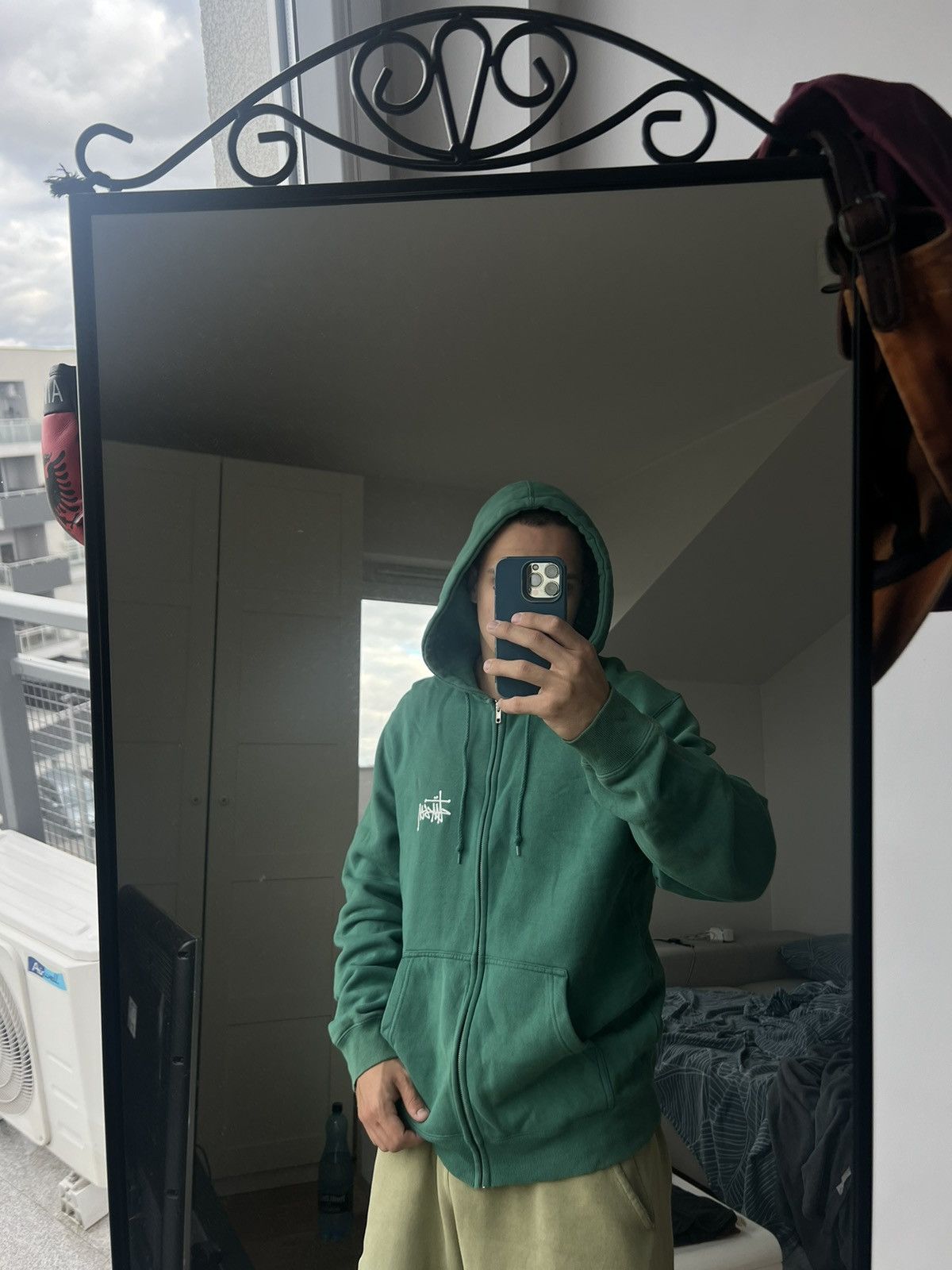 Stussy 00’s STUSSY ZIP HOODIE Y2K RARE BIG LOGO VINTAGE Size US M / EU 48-50 / 2 - 3 Thumbnail