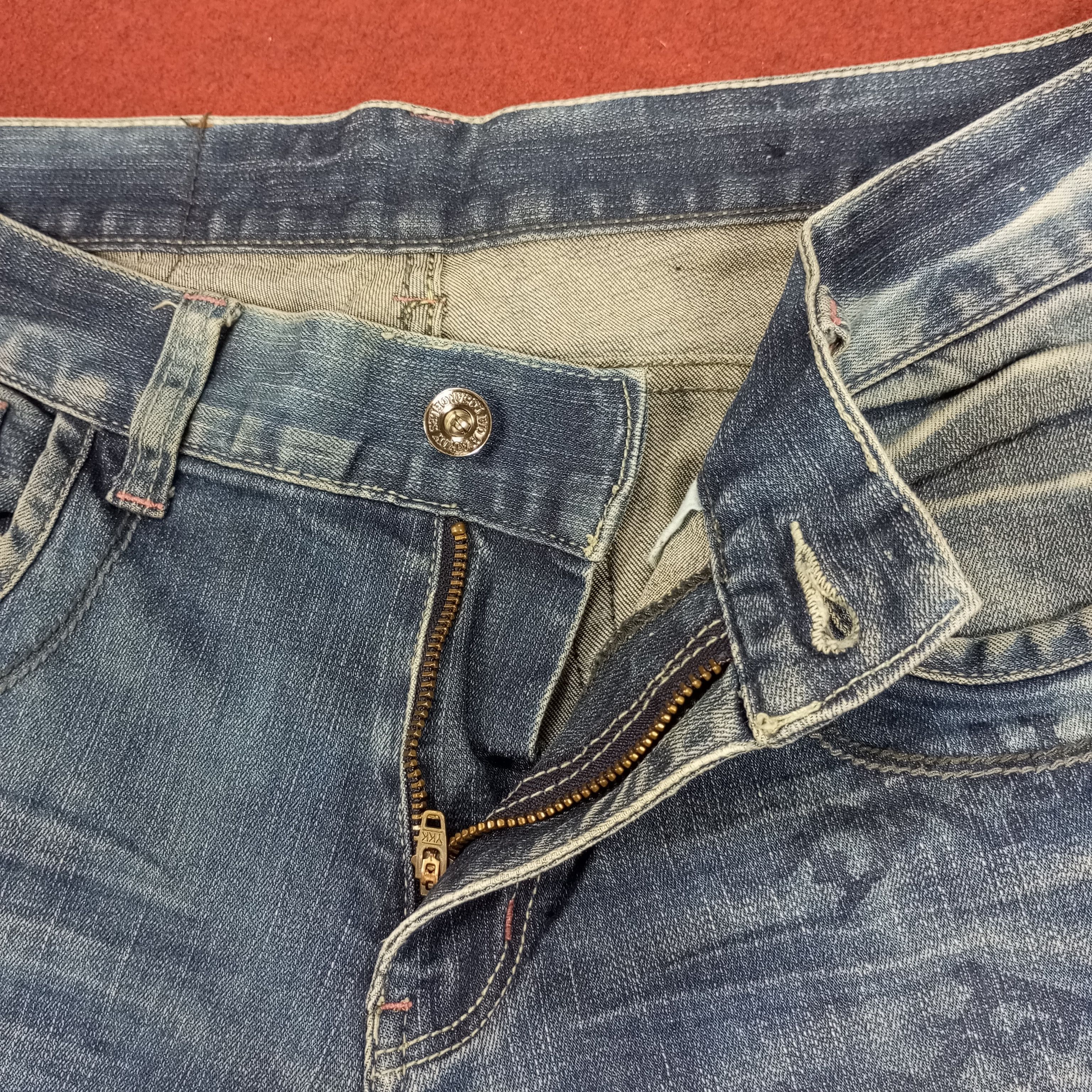 Christian Audigier × Ed Hardy × Vintage Ed Hardy Streetwear Style Jeans Skulls Design Size US 32 / EU 48 - 12 Thumbnail