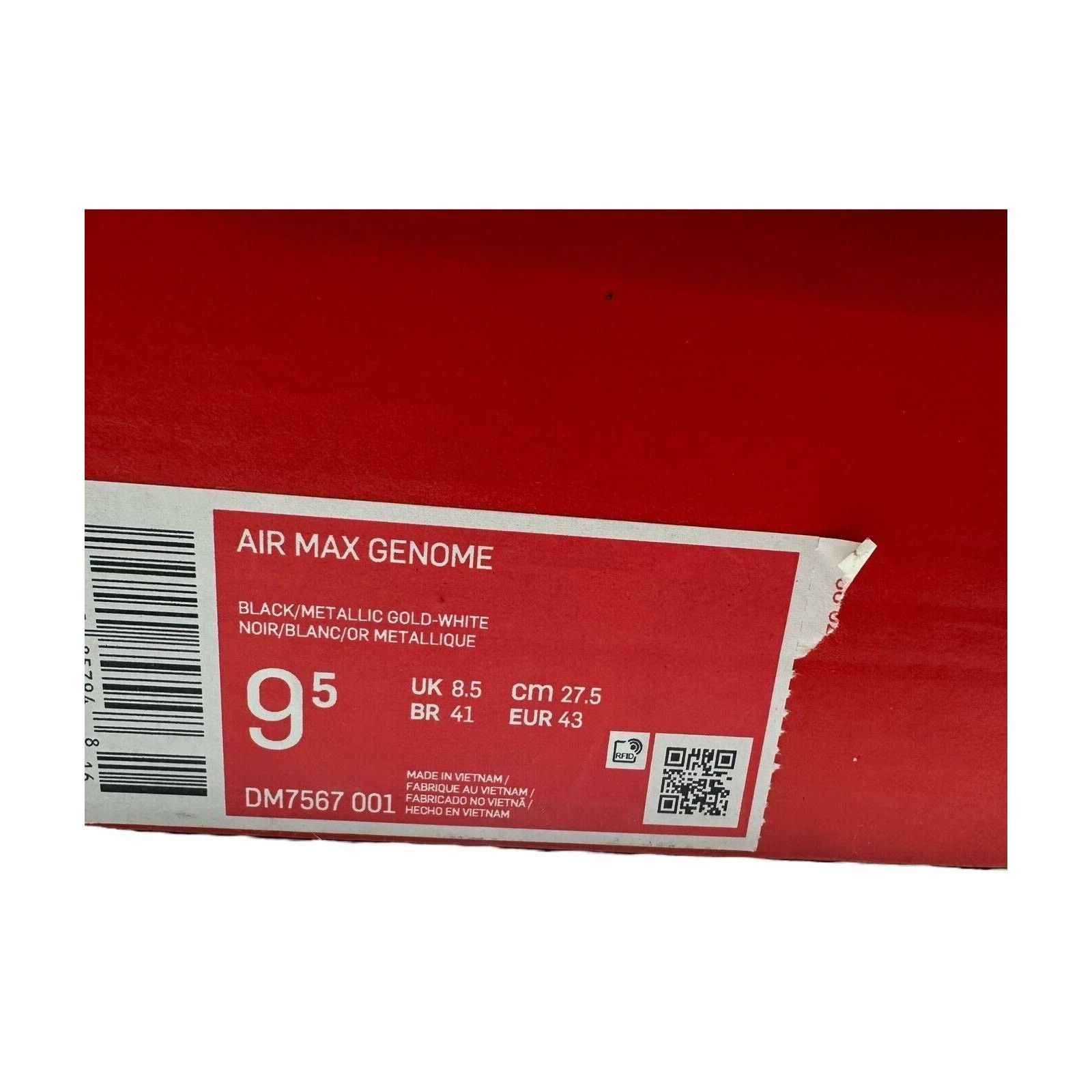 Nike Nike Air Max Genome 'Black Metallic / Men 9.5 [DM7567-001] Size US 9.5 / EU 42-43 - 5 Thumbnail