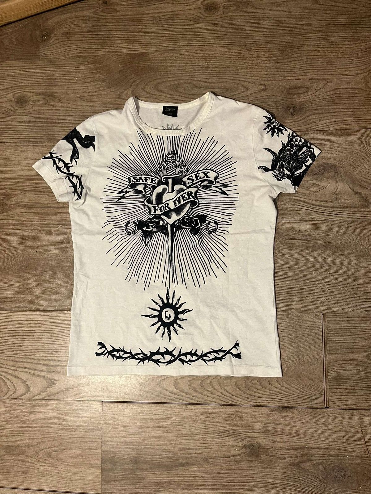 Jean Paul Gaultier Soleil SS1996 “Safe Sex Forever” Mesh Top