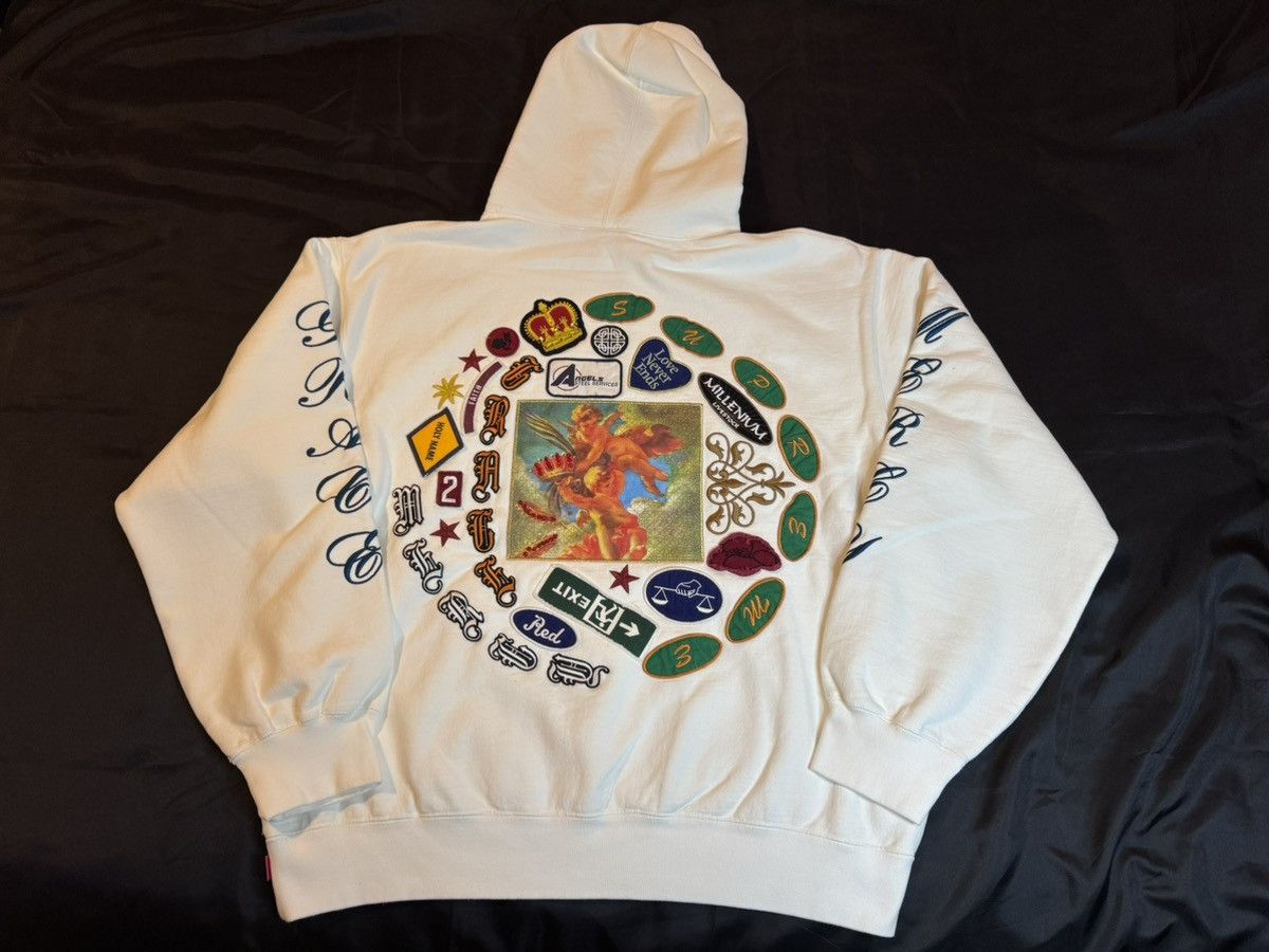 Supreme Supreme Patches Spiral Hooded Sweatshirt XL Size US XL / EU 56 / 4 - 1 Thumbnail