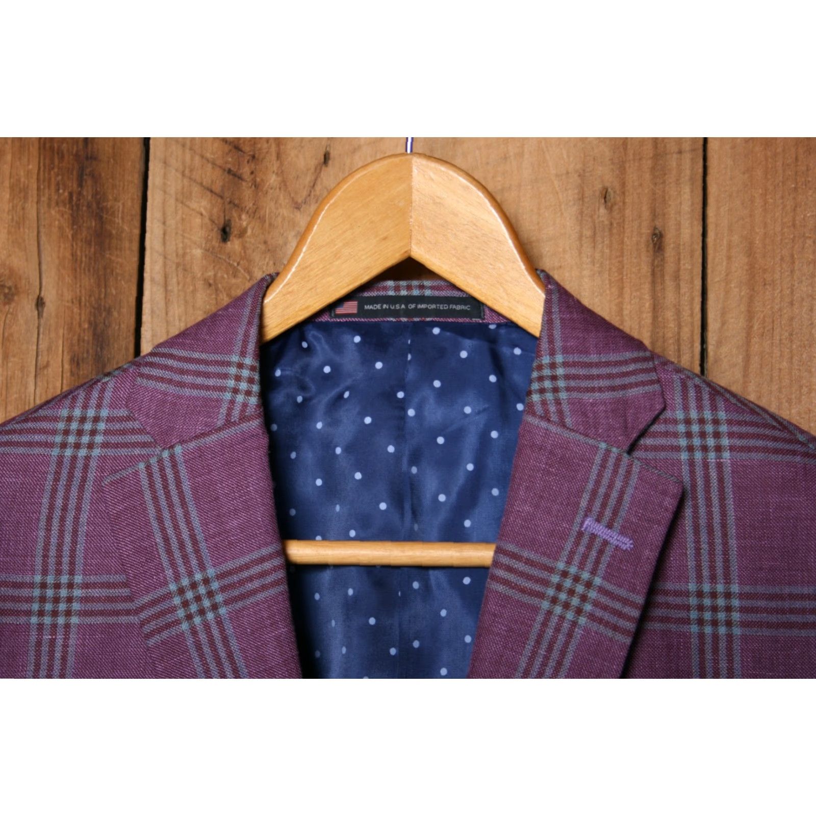Hart Schaffner Marx Hart Schaffner Marx Sport Coat Jacket Notch Lapel Plaid Wool/Linen/Silk Blend 39R Men Multicolor 60/37/3 Double-Vented 2-Button Front XL? Size US XXS / EU 40 - 2 Thumbnail