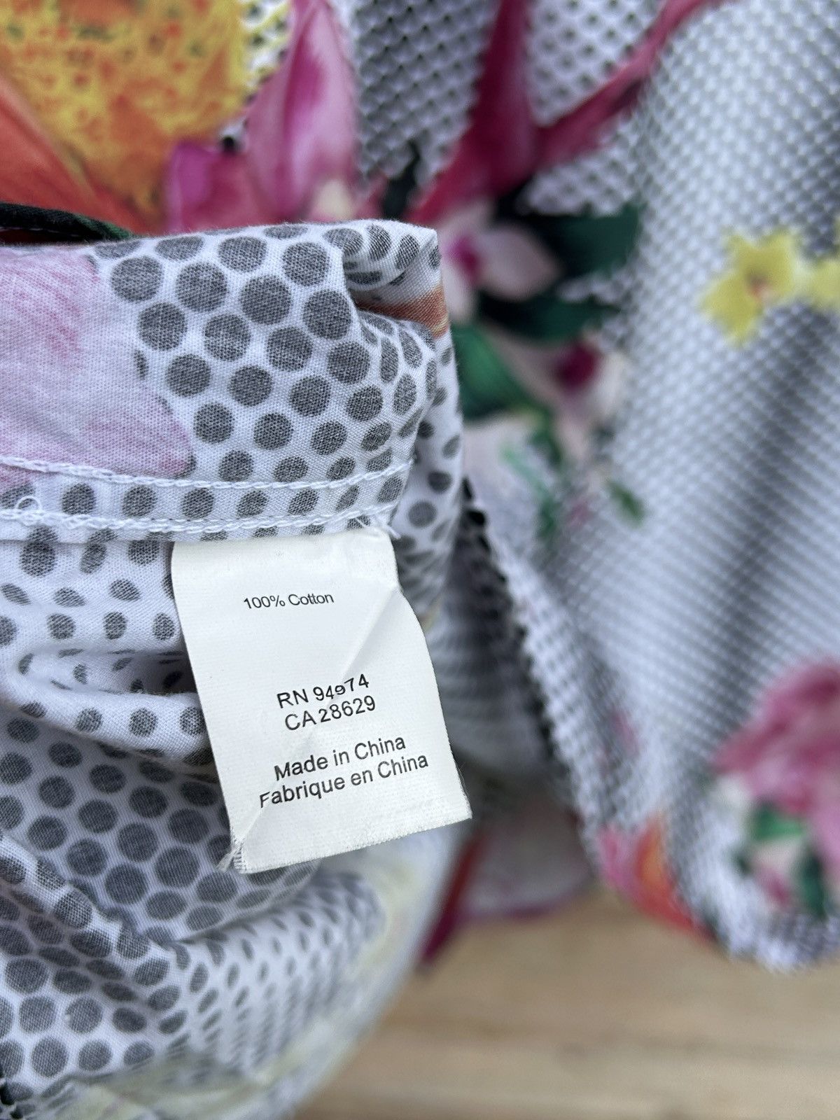 Stussy Stussy Psychedelic Dot Floral Button Up Short Sleeve Shirt Size US M / EU 48-50 / 2 - 9 Thumbnail