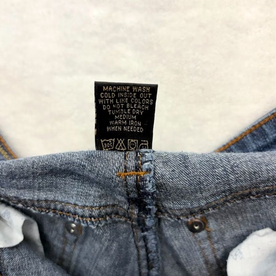 Rocawear VINTAGE Rocawear Jeans Womens Low Rise Embellished Embroidered Pockets Skinny Size 7 Blue 5-Pocket Denim Cotton Spandex Slim 32in Inseam Size 28" / US 6 / IT 42 - 6 Thumbnail