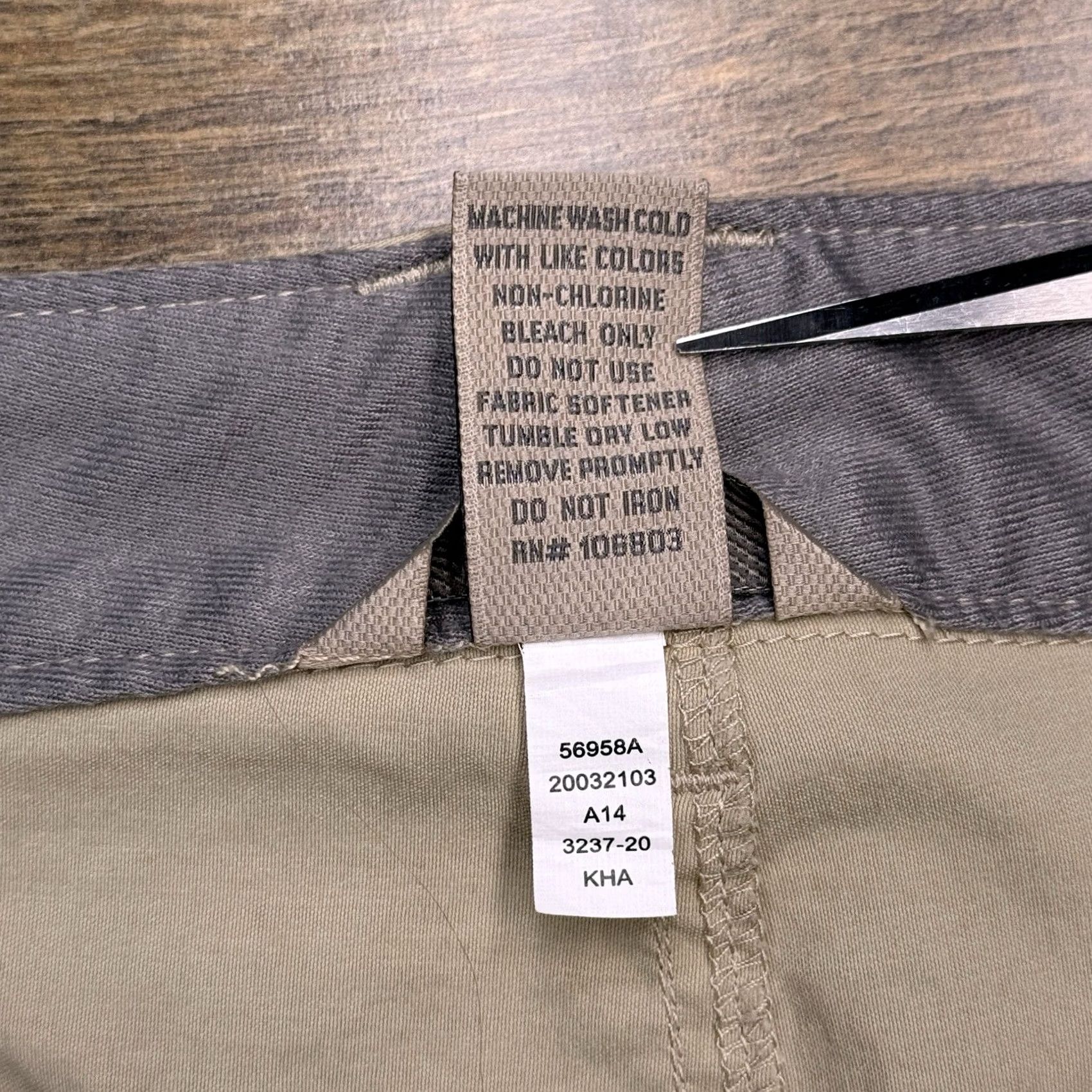 Duluth Trading Company Duluth Trading Company Cargo Pants Womens 18x31 Khaki High Rise Stretch Nylon Outdoor Size 40" / US 18 - 5 Thumbnail
