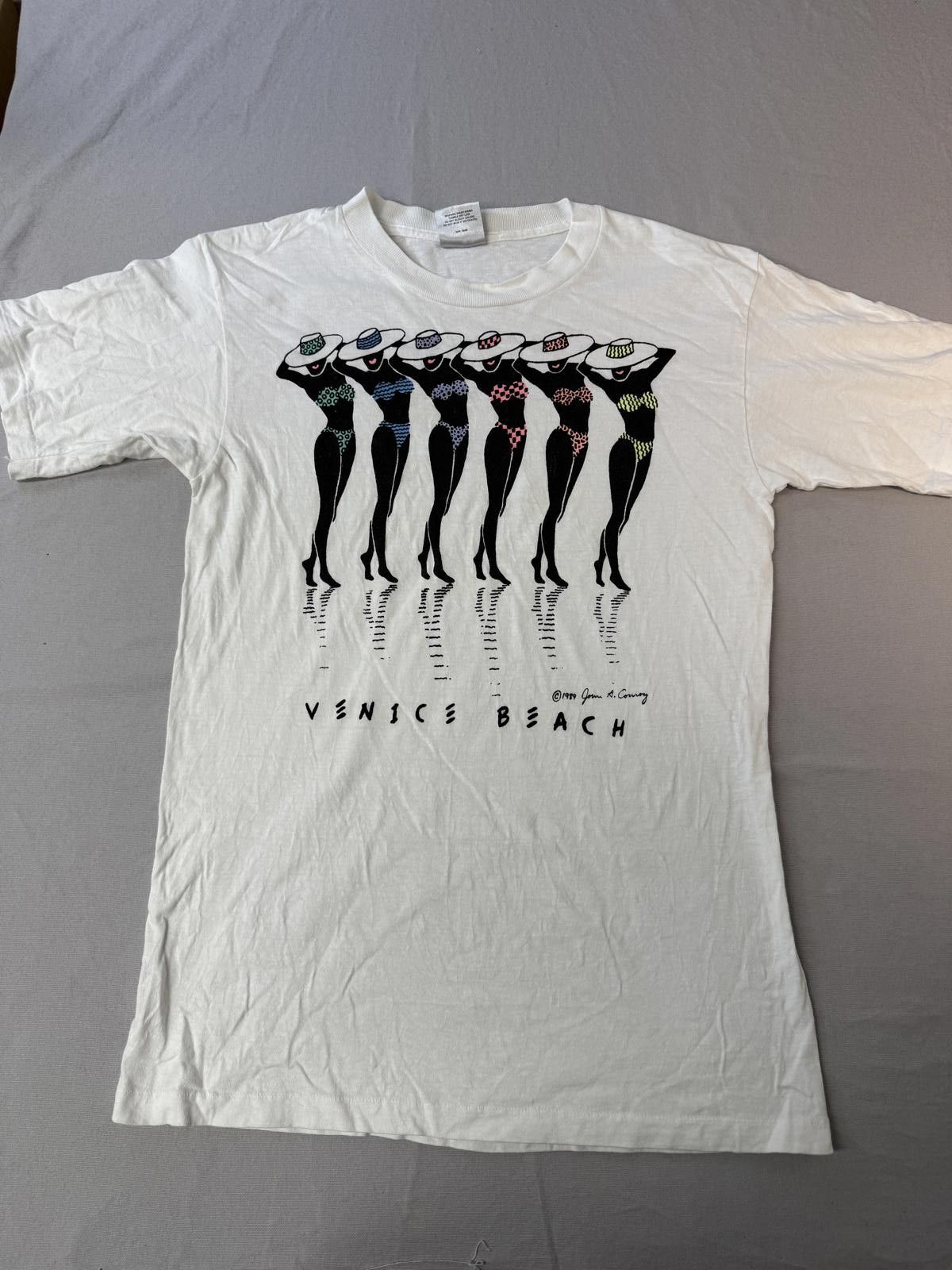 Other Vintage Venice Beach Bikini Girls T-shirt California 1989 -L Size US L / EU 52-54 / 3 - 1 Thumbnail