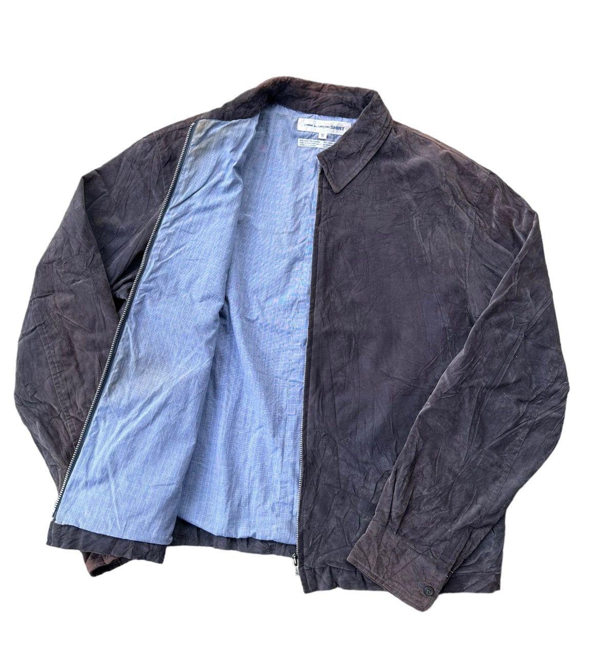 Comme des Garcons Comme des garcons shirt velvet zipper jacket Size US M / EU 48-50 / 2 - 4 Thumbnail