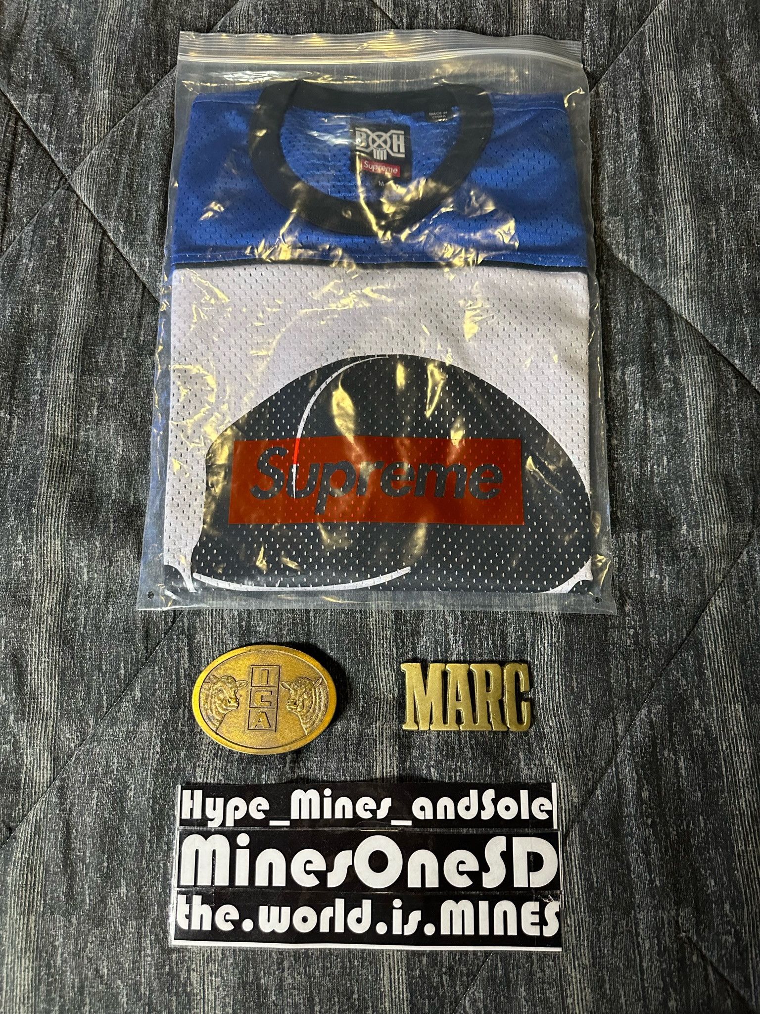 Supreme Bounty Hunter Mesh Moto Jersey | Grailed