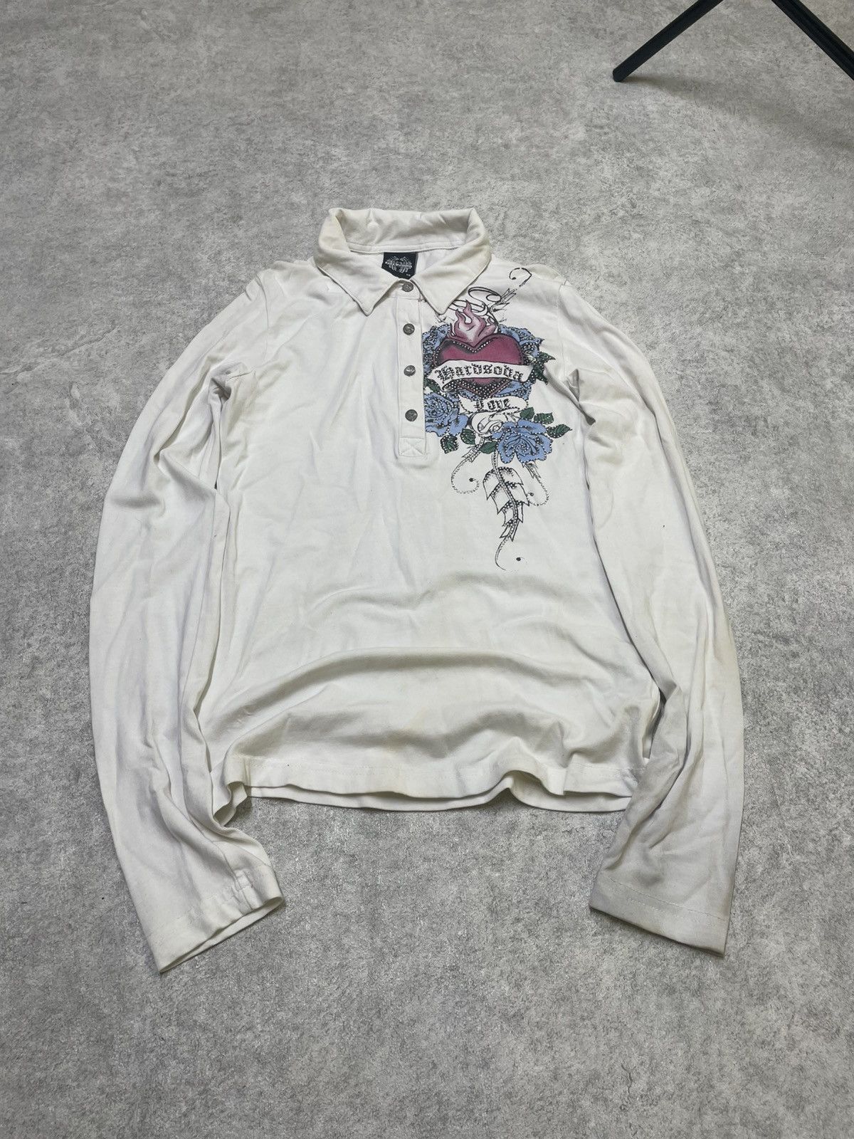 Hysteric Glamour × If Six Was Nine × Le Grande Bleu (L.G.B.) IfSixWasNine LGB Hard Soda Bardsoda Tattoo Mesh Top Glam Size US M / EU 48-50 / 2 - 6 Thumbnail