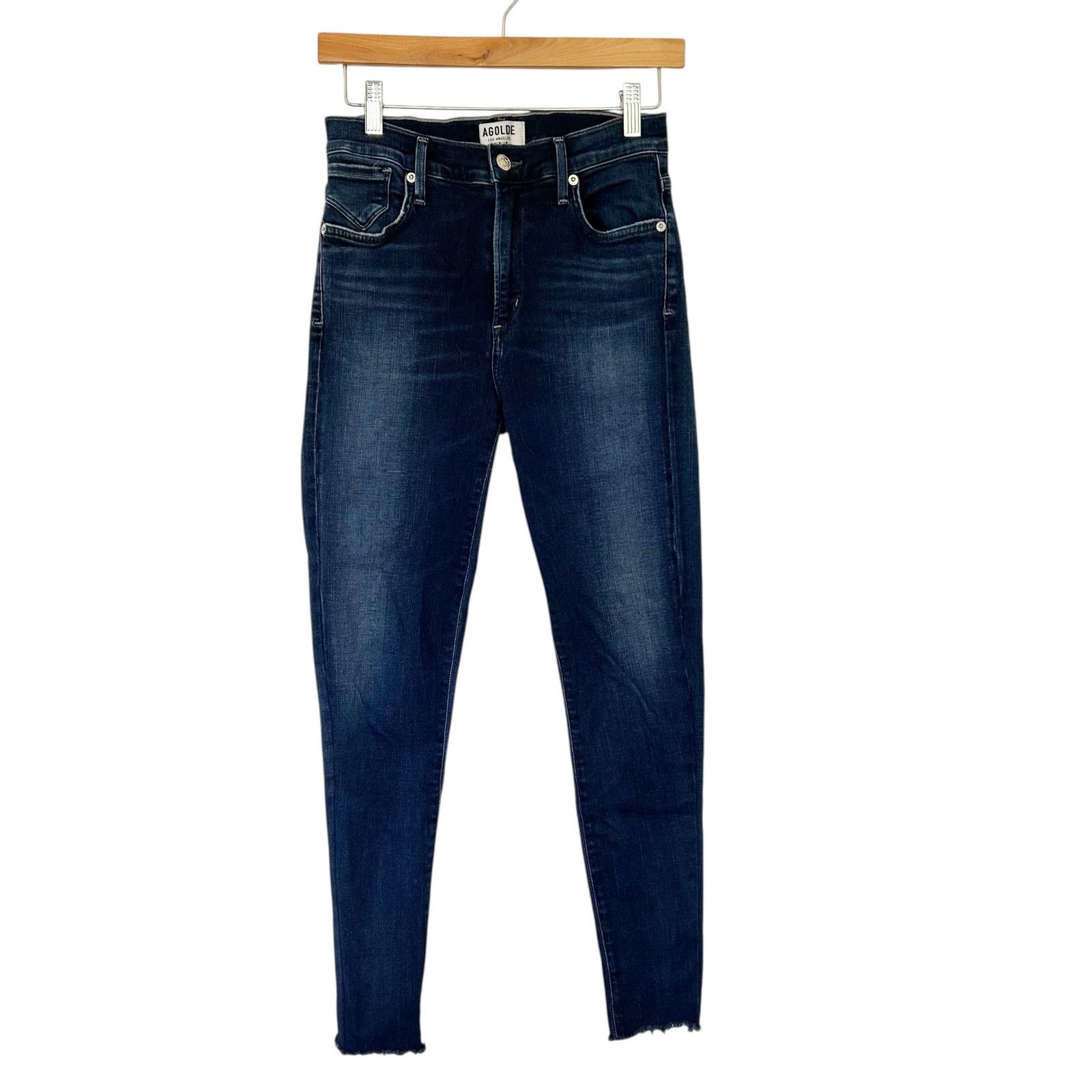 Agolde Agolde High Waisted Skinny Jeans Sz 27 Size 27" / US 4 / IT 40 - 1 Thumbnail
