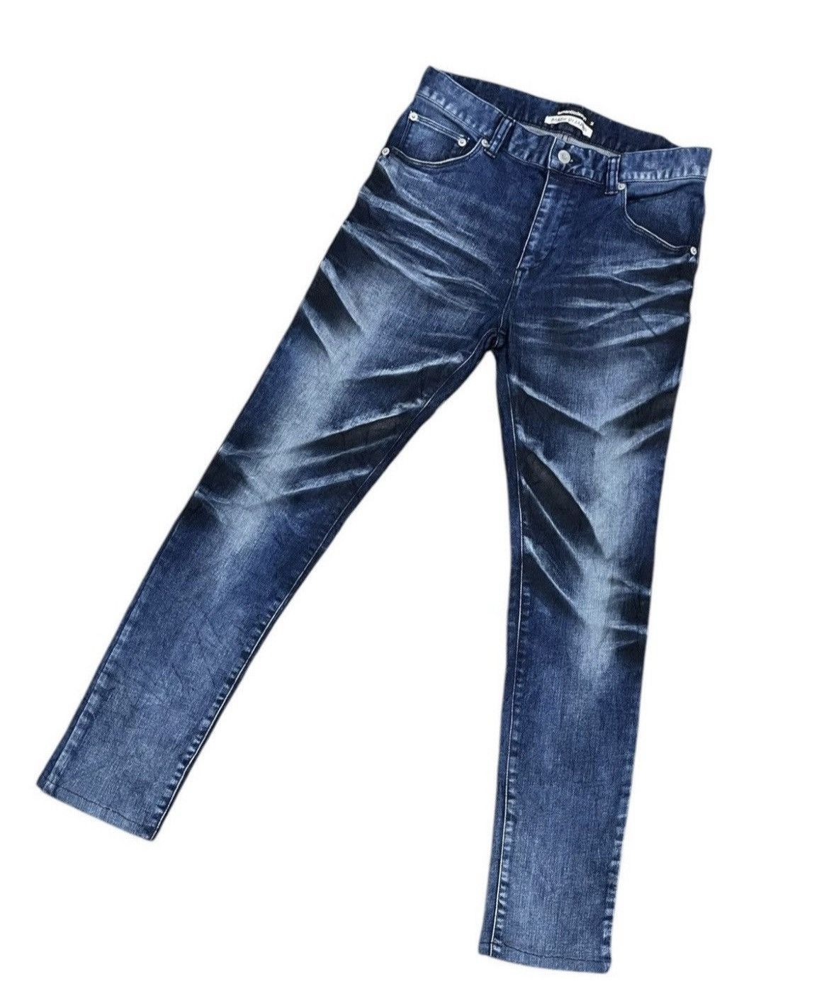 If Six Was Nine Semantic Japanese Brand Stonewash Jeans Size US 30 / EU 46 - 4 Thumbnail