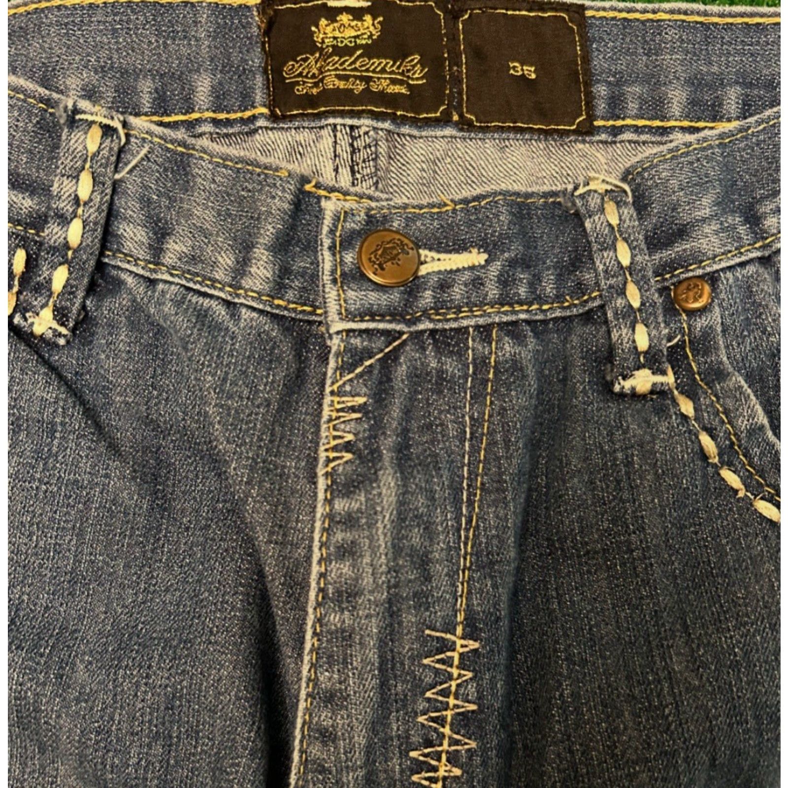 Akademiks VINTAGE Akademiks Baggy Jeans Men 36 Wide-Leg Grunge Hip Hop Y2K Skater 32 Inseam Size US 36 / EU 52 - 4 Thumbnail