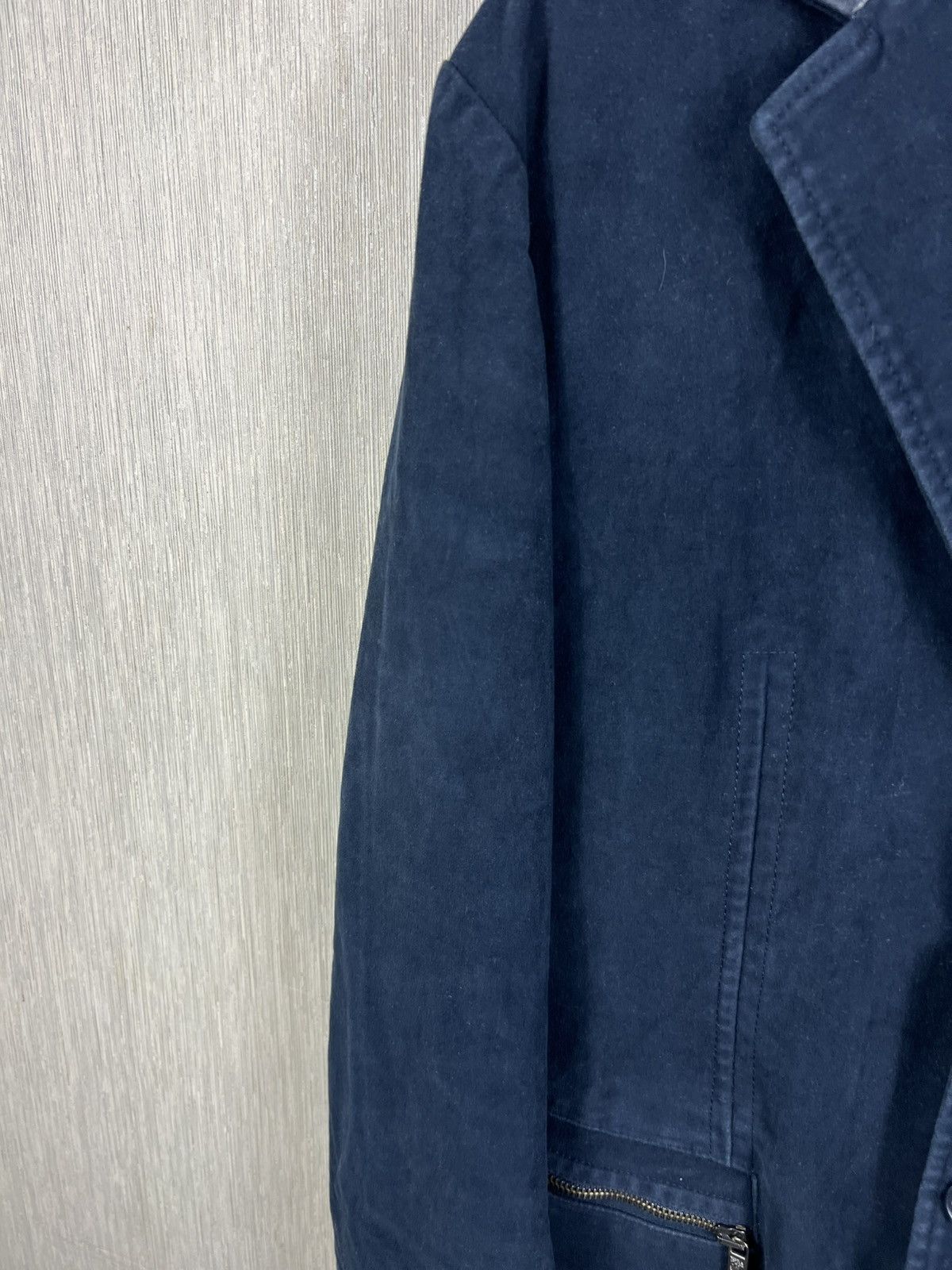 Versace Versace collection classic navy blazer jacket leather luxury Size US L / EU 52-54 / 3 - 11 Thumbnail