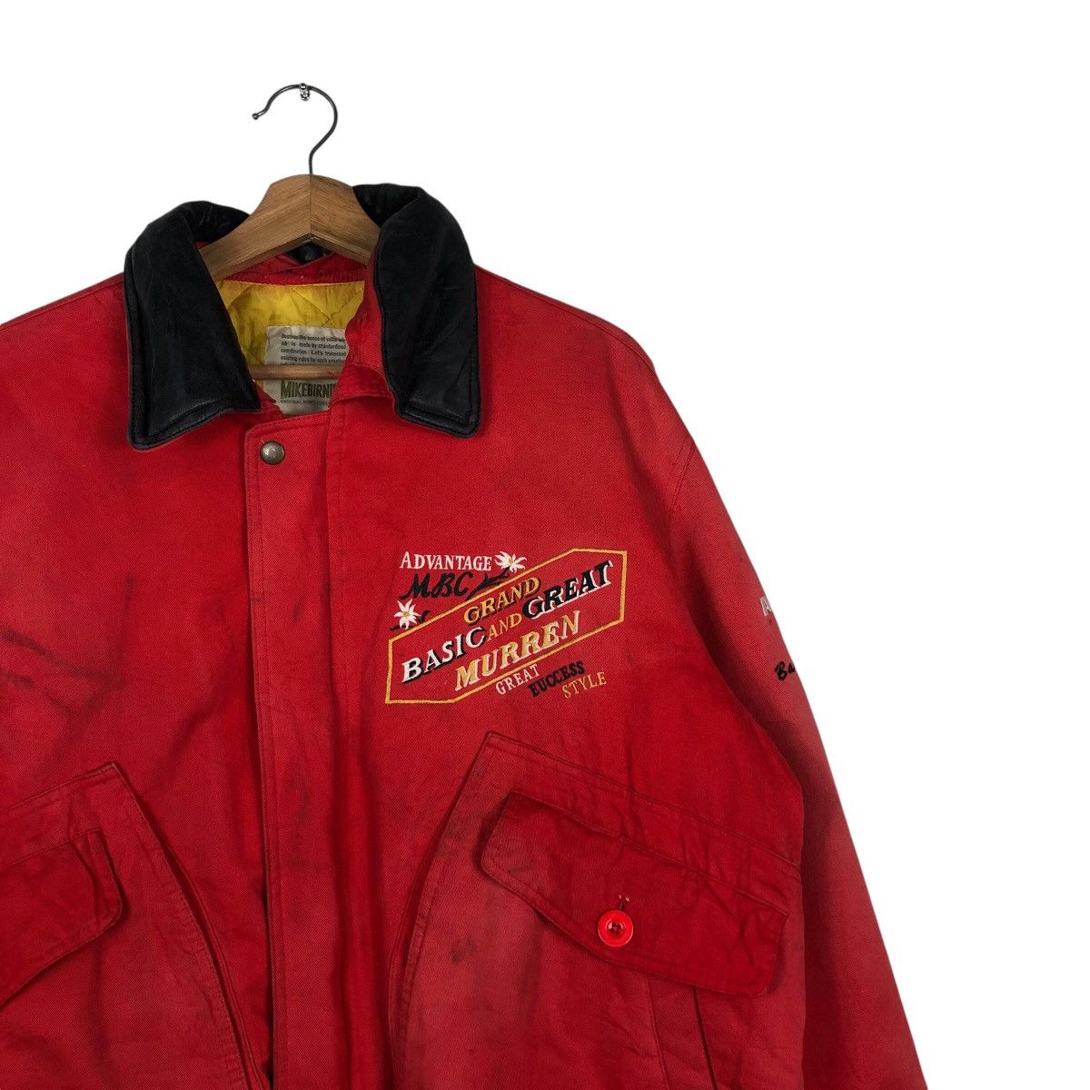Japanese Brand Vintage Bomber Jacket Parachute Design Mikebirnies American Size US M / EU 48-50 / 2 - 7 Thumbnail