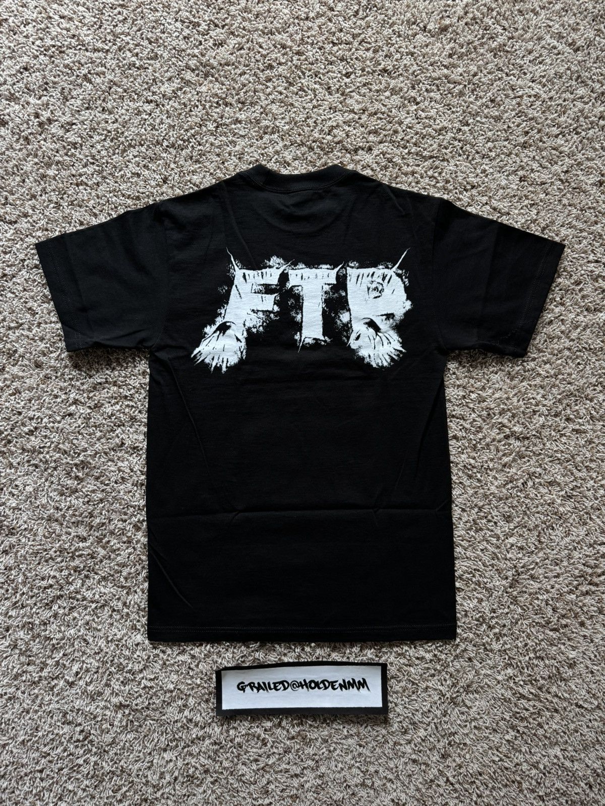 Fuck The Population FTP Grave Logo Tee Black Size US M / EU 48-50 / 2 - 4 Thumbnail