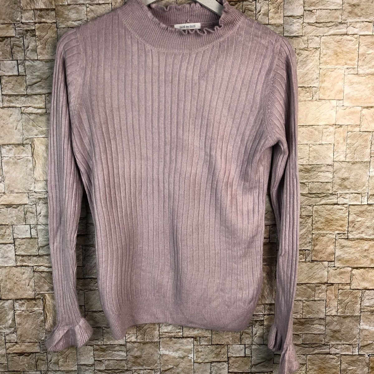 Homespun Knitwear × Japanese Brand Olive Des Olive Purple Knitwear #A1051 Size S / US 4 / IT 40 - 3 Thumbnail