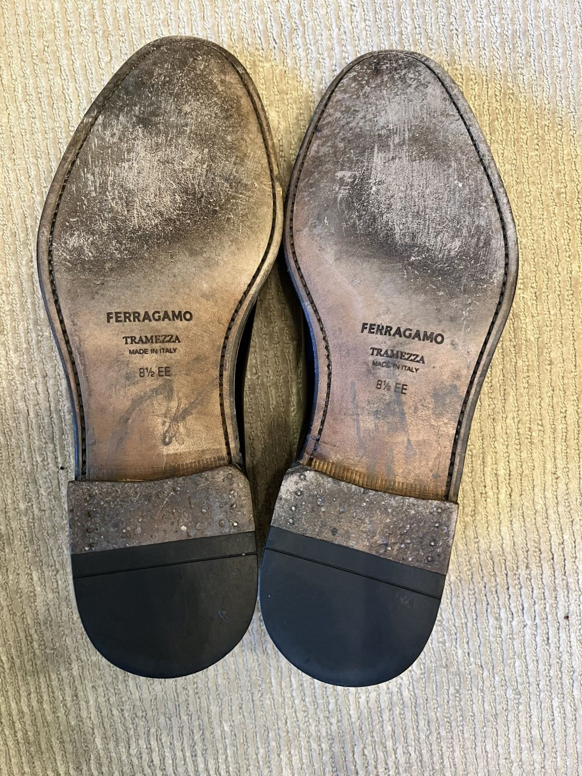 Salvatore Ferragamo Ferragamo Tramezza plain toe Oxford Black 8.5EE (9.5US) Size US 9.5 / EU 42-43 - 8 Thumbnail