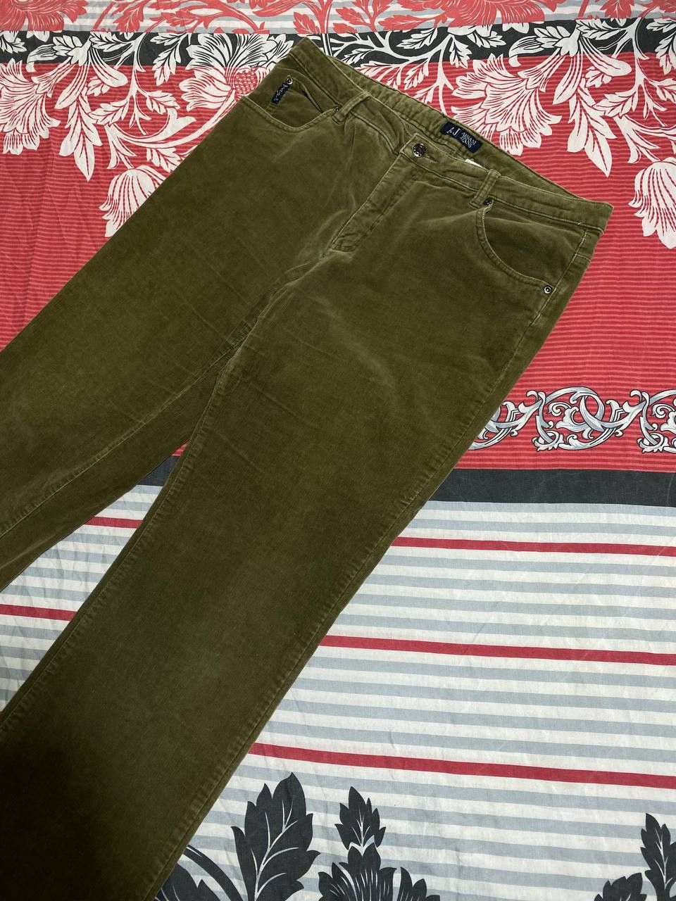 Armani × Vintage Armani Jeans Denim Vintage Made in Italy Green Size US 36 / EU 52 - 17 Thumbnail