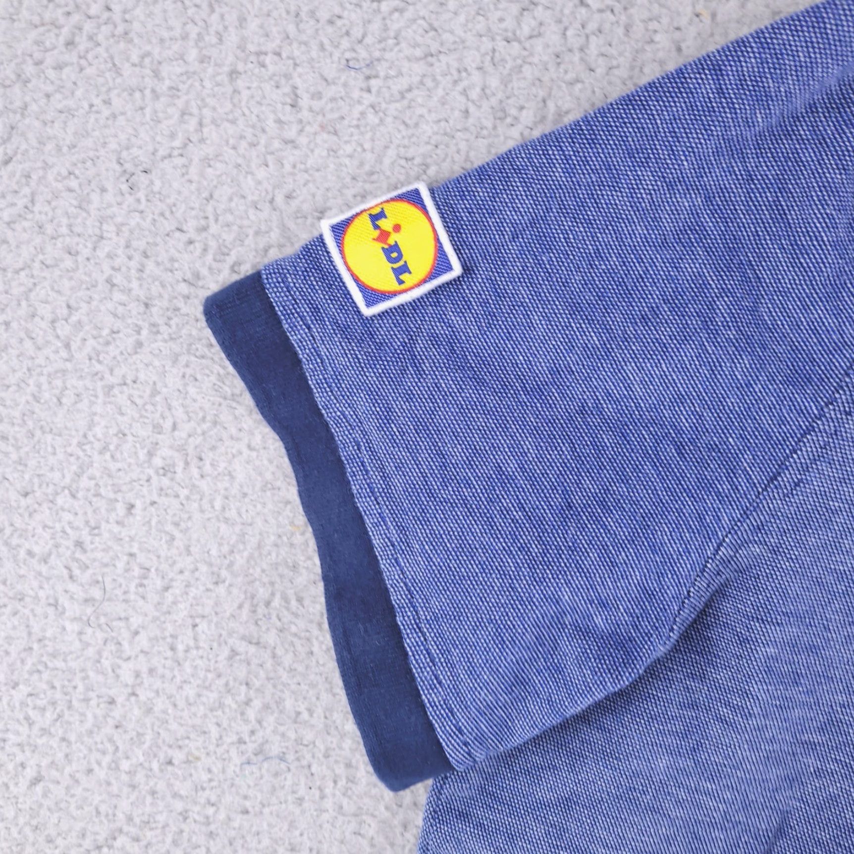 Vintage LIDL Polo Shirt Mens Medium Blue Size US M / EU 48-50 / 2 - 4 Thumbnail