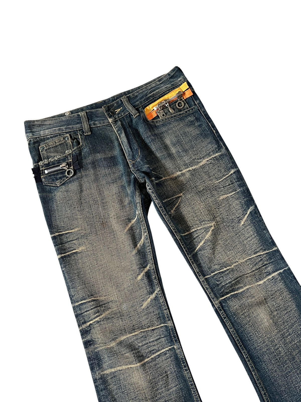 semanticdesign Semantic Design Multi Zipper Flare Denim Size US 34 / EU 50 - 8 Thumbnail