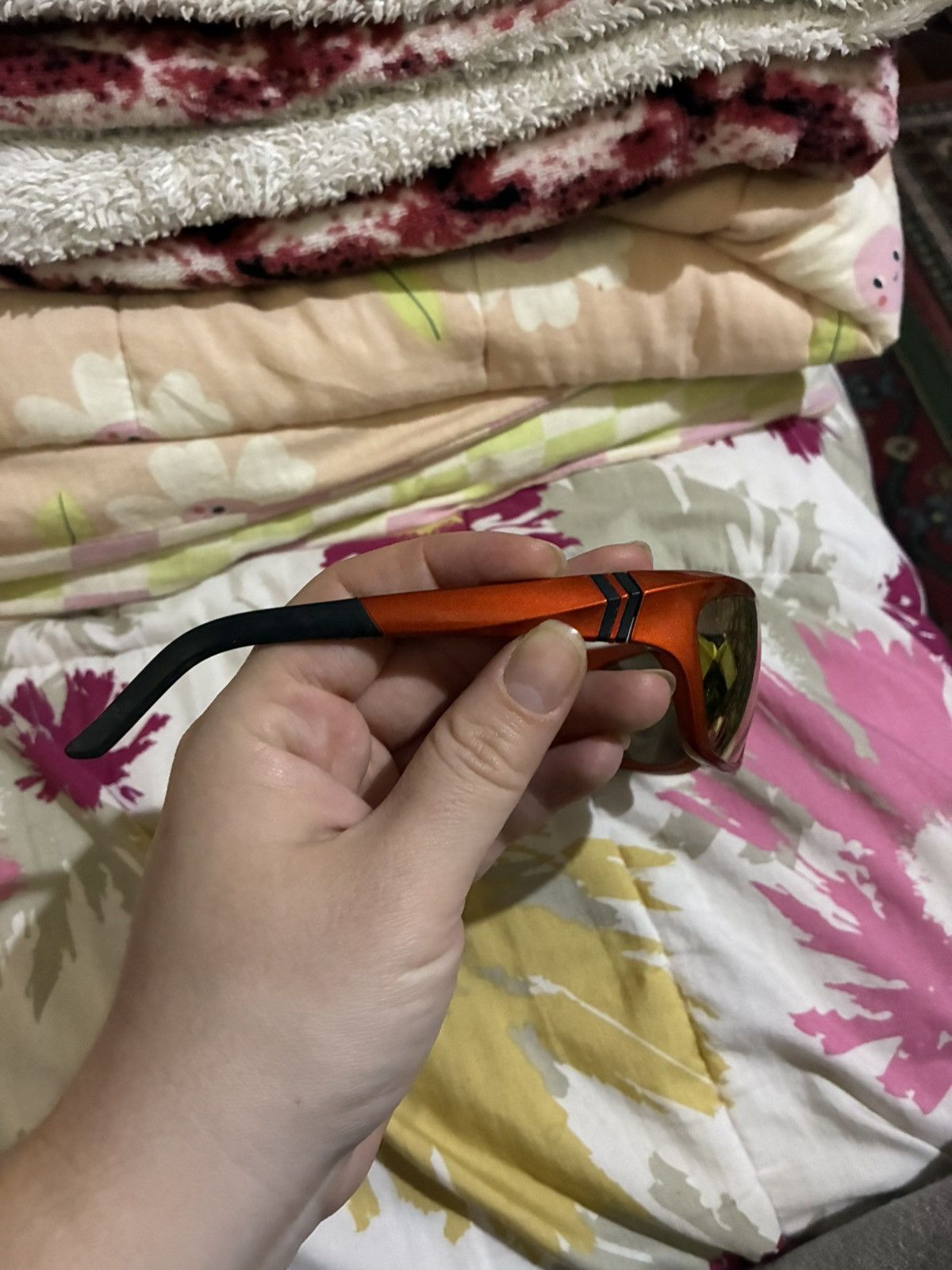 Other Orange wrap sunglasses Size ONE SIZE - 4 Thumbnail