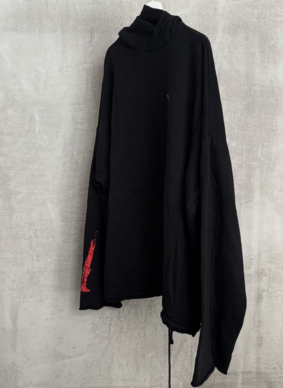 Raf Simons Raf Simons Oversized Printed Scarf Hoodie SS22 Size US XL / EU 56 / 4 - 5 Thumbnail