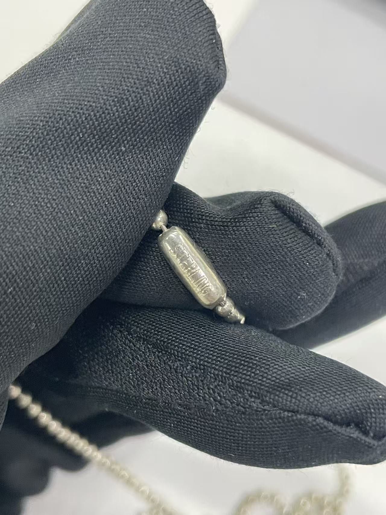 Chrome Hearts Chrome Hearts Silver Cross Dog Tag Necklace 75cm Size ONE SIZE - 11 Thumbnail