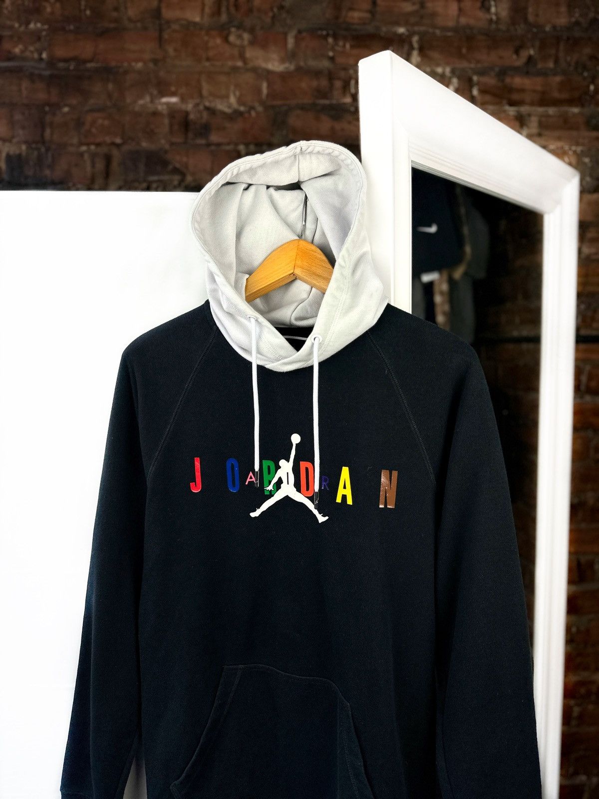 Jordan Brand Men’s Hoodie Jordan Big Logo Black Size: S Size US S / EU 44-46 / 1 - 4 Thumbnail