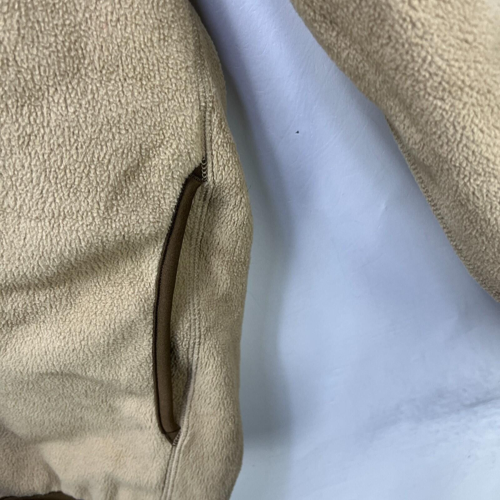 Uniqlo Uniqlo Snap Fleece Sweater Beige Medium Size US M / EU 48-50 / 2 - 5 Thumbnail