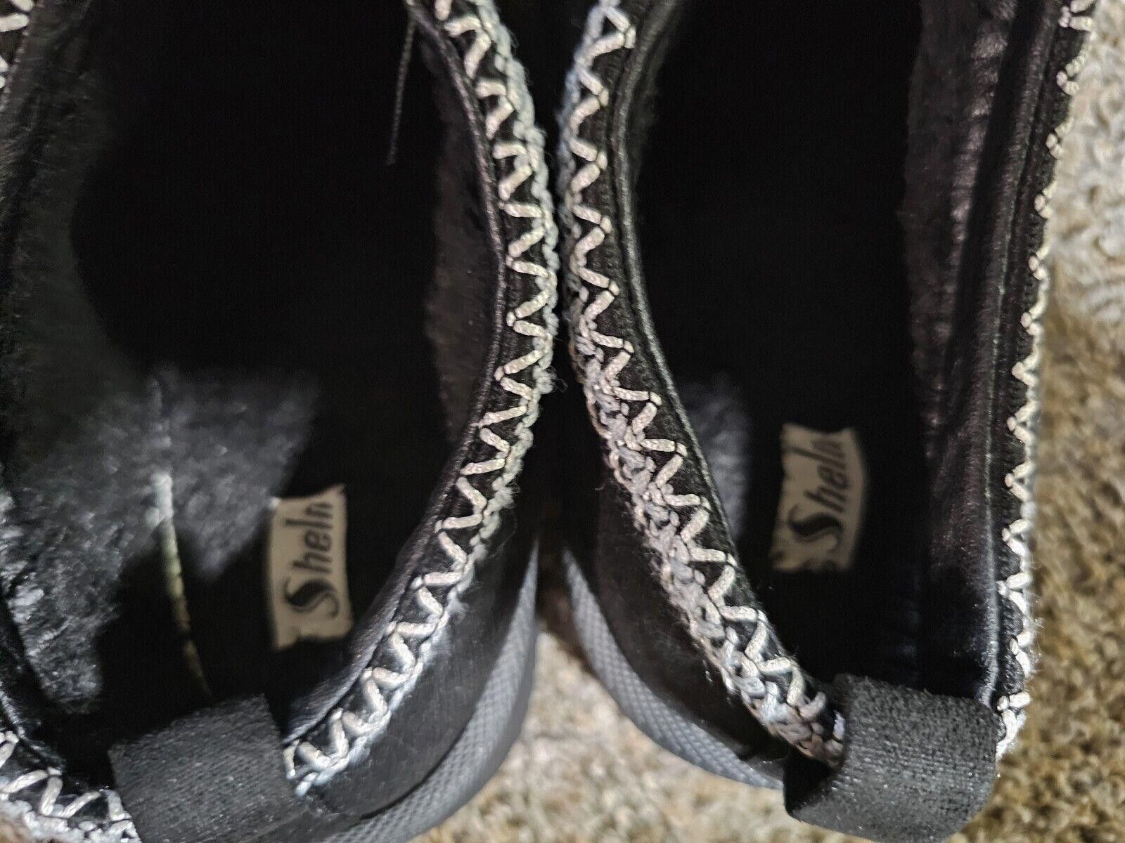 Designer SHELN EUR40 black clog Platform slides Size US 7 / IT 37 - 5 Thumbnail