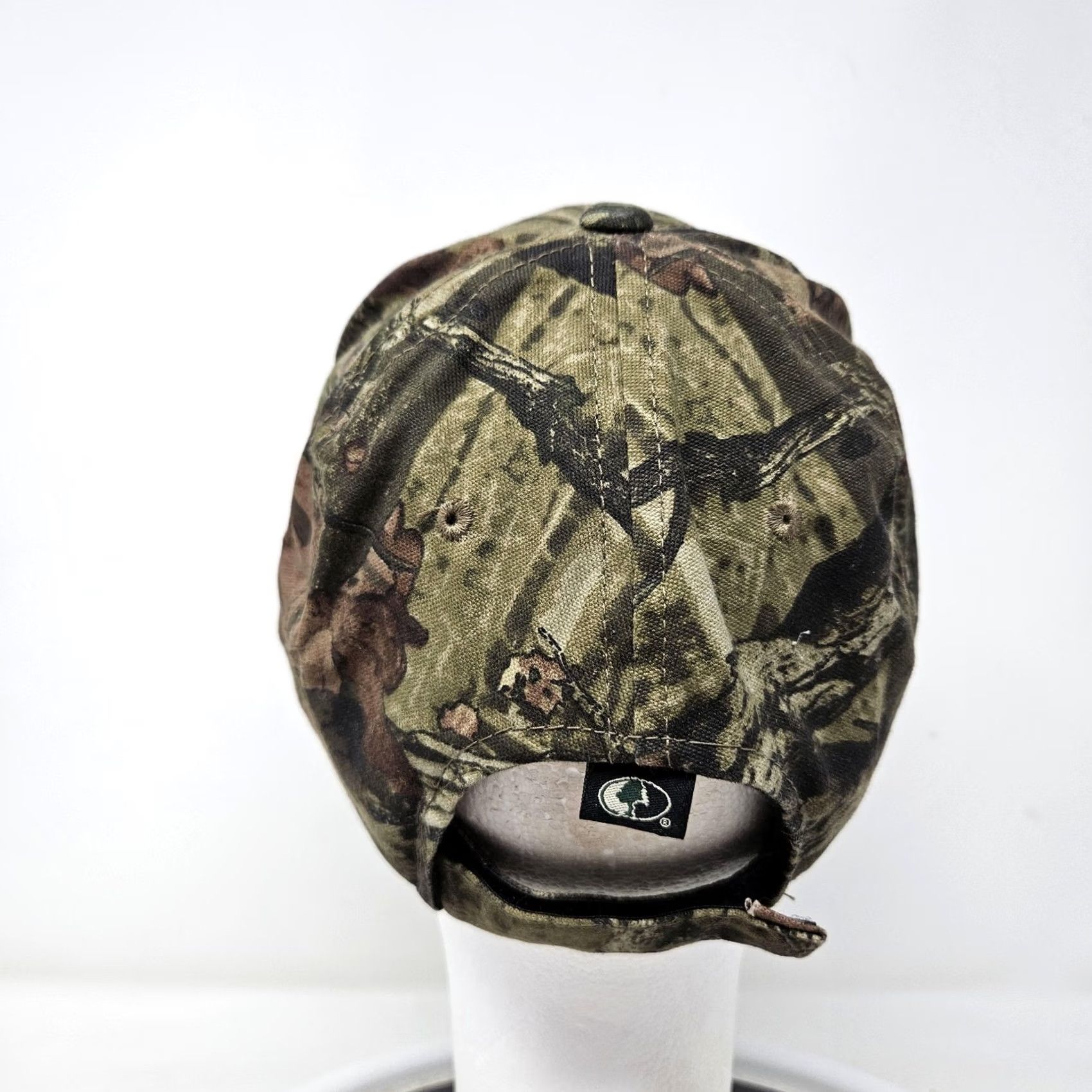 Vintage SunRy's Archery and Outdoors Hat Cap Strap Back Mens One Size Camo Embroidered Adjustable Green Camouflage Hunting Baseball Cap Size ONE SIZE - 4 Thumbnail