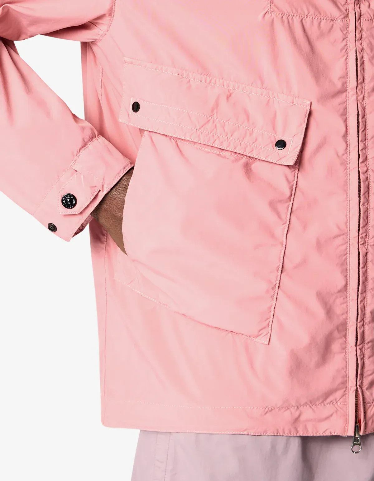 Stone Island Stone Island Pink Light Compact Touch Poly-TC Jacket Size US XL / EU 56 / 4 - 4 Thumbnail