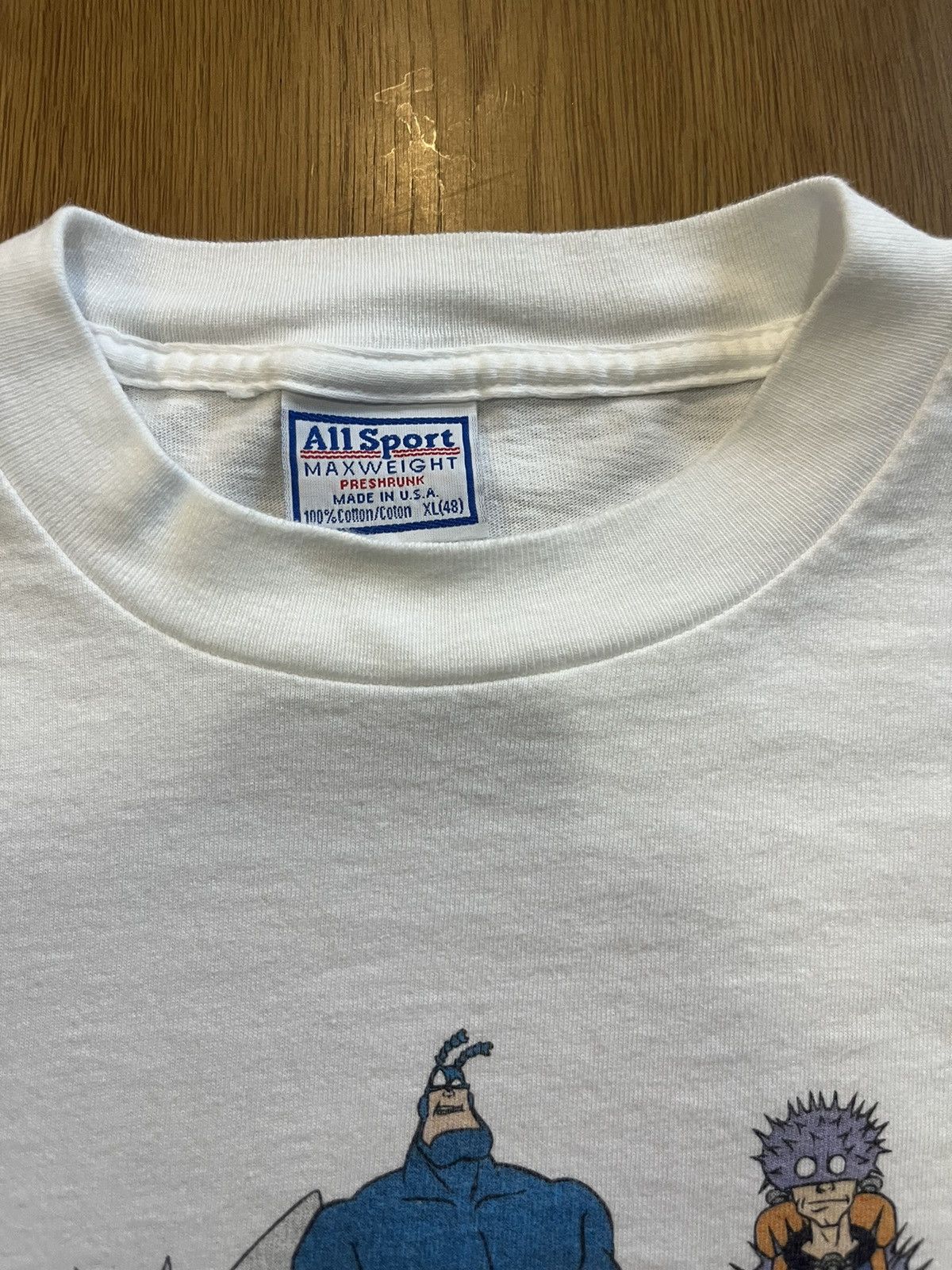 Arts & Science Vtg The Tick The Super Hero & Villain !1994’s Cartoon Tshirt Size US XL / EU 56 / 4 - 5 Thumbnail