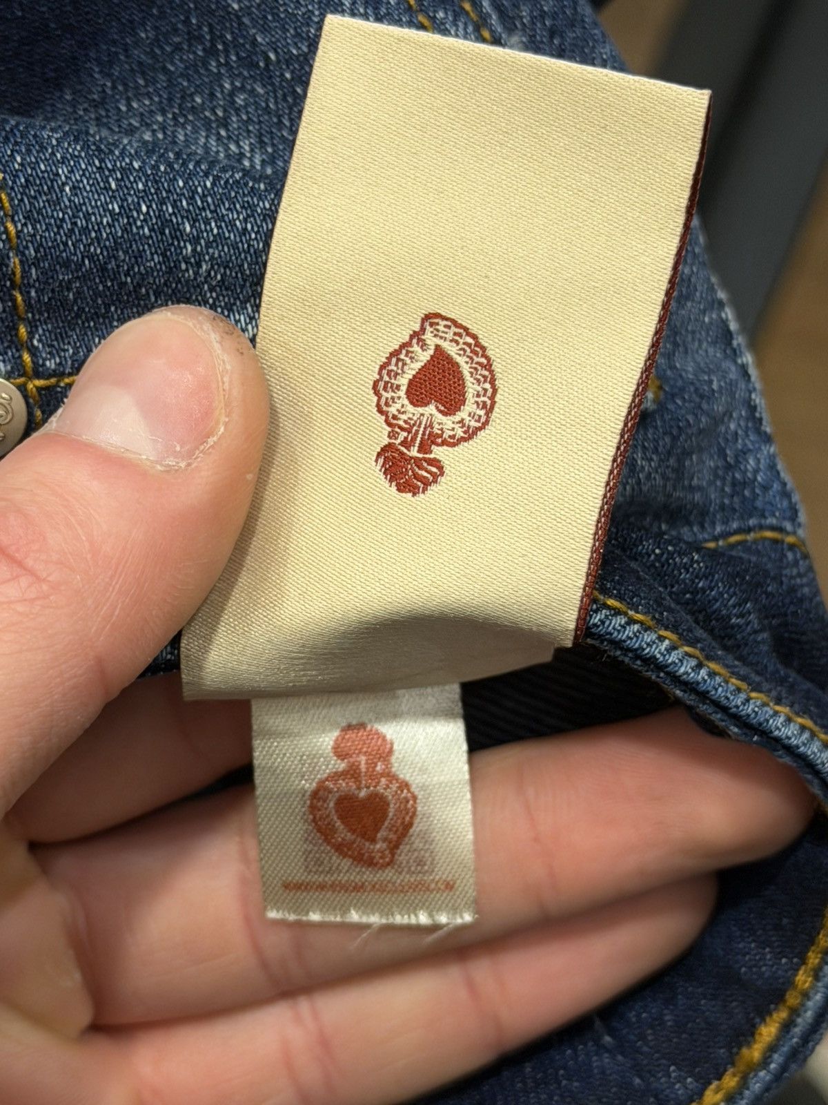 Whensmokeclears Fumi x WhenSmokeClears Pearl Blue Denim Jeans Size US 32 / EU 48 - 7 Thumbnail